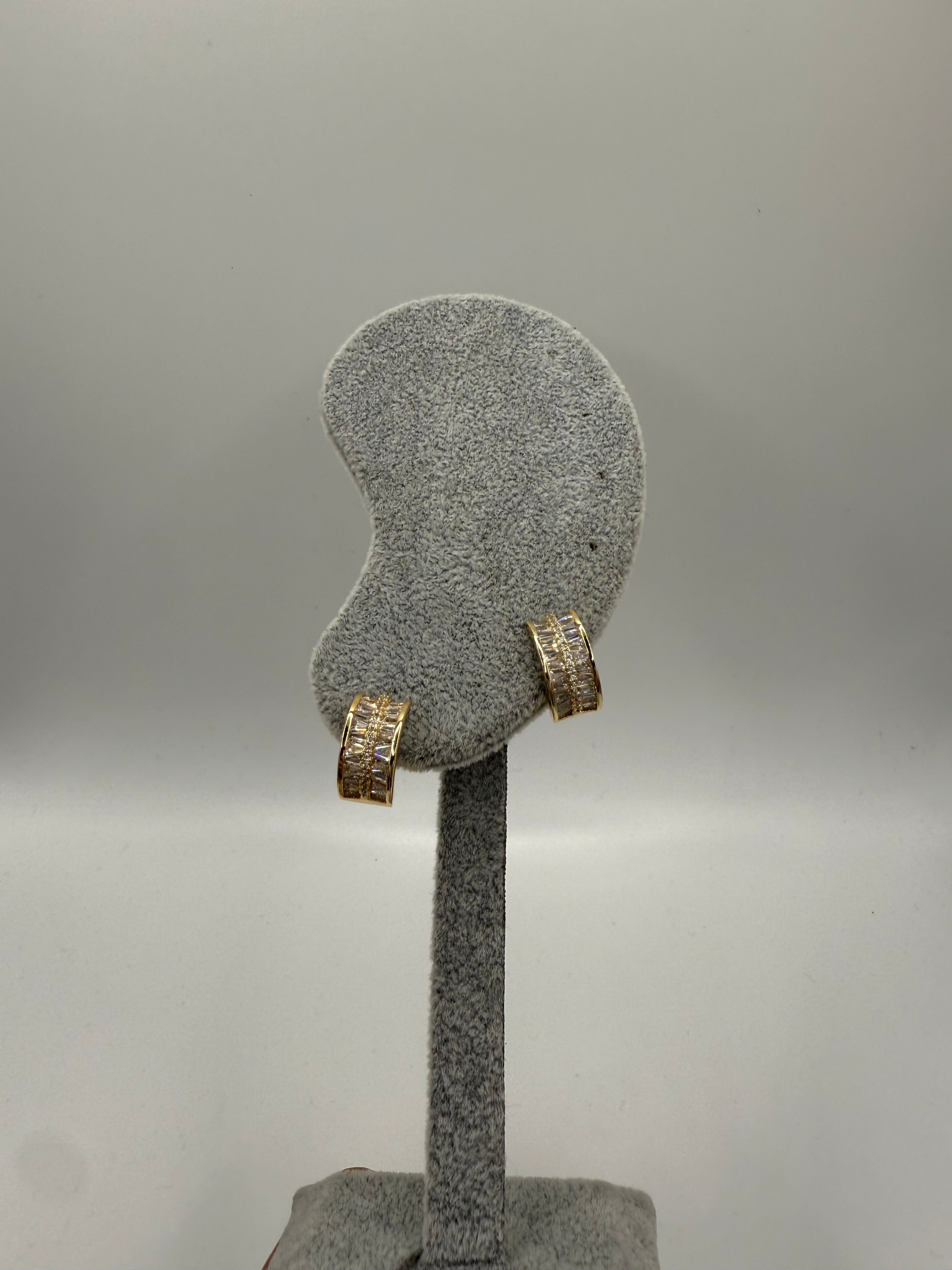 ORECCHINI Doppio Diamante