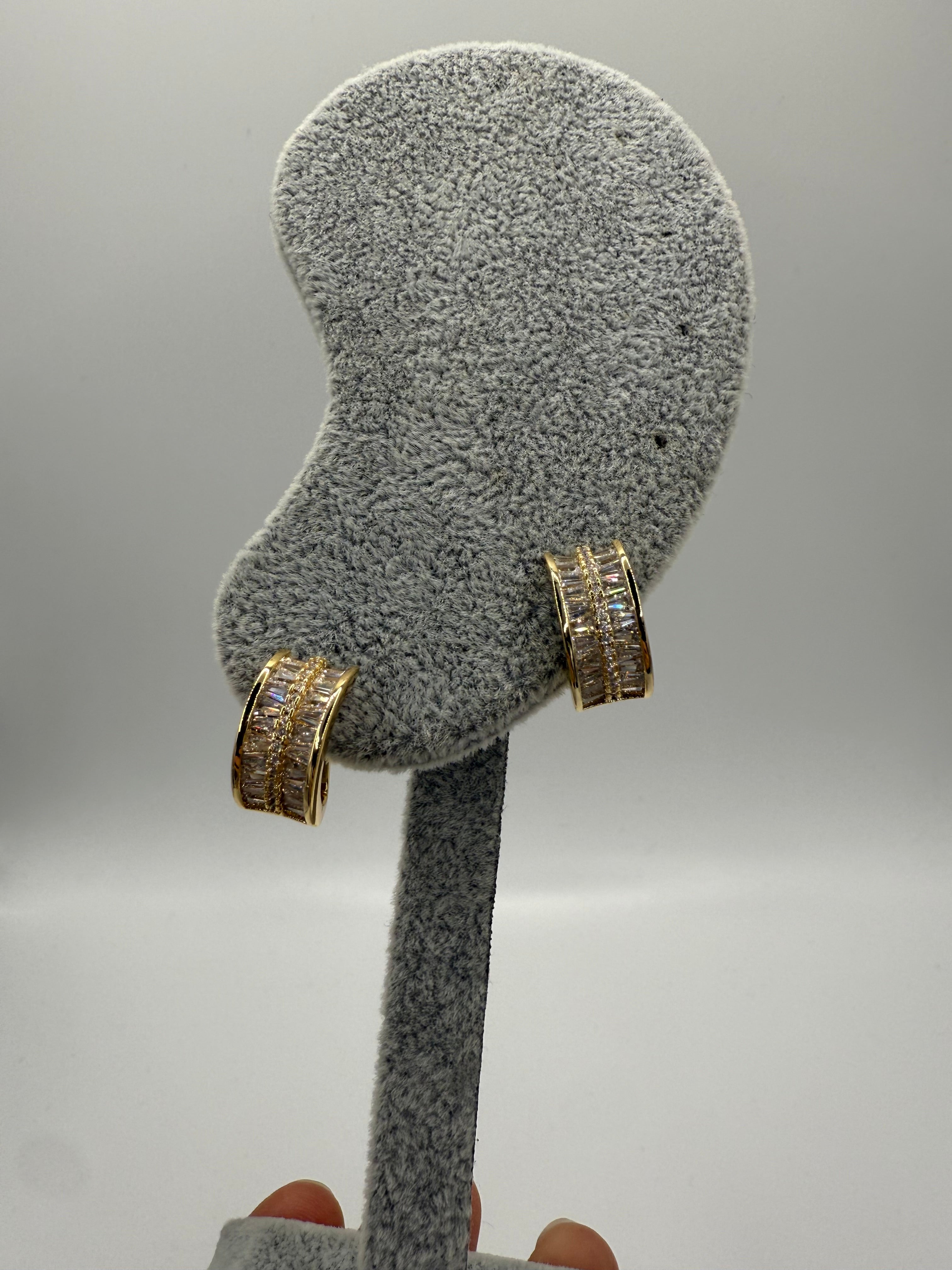 ORECCHINI Doppio Diamante