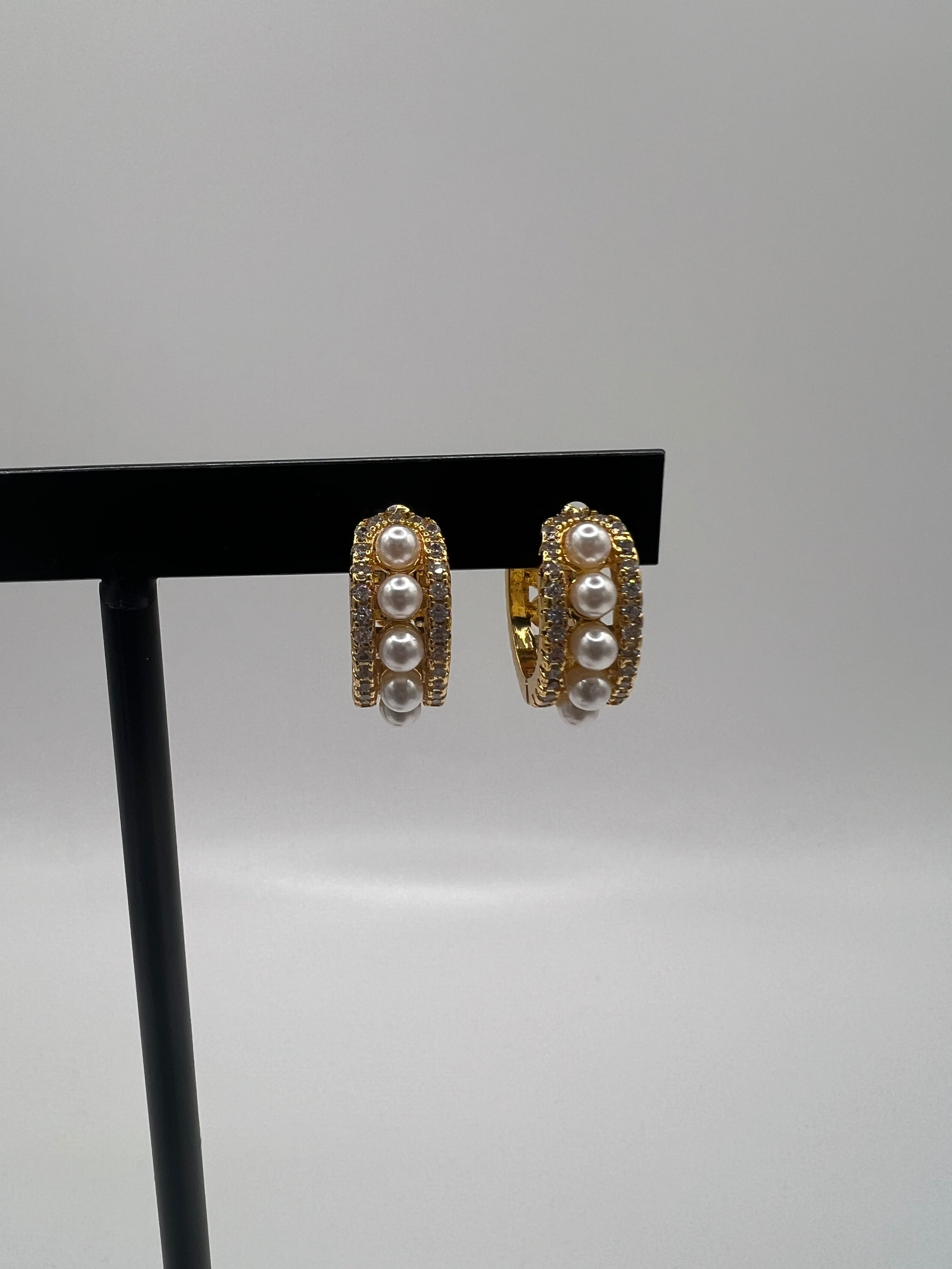 ORECCHINI PERLA color ORO