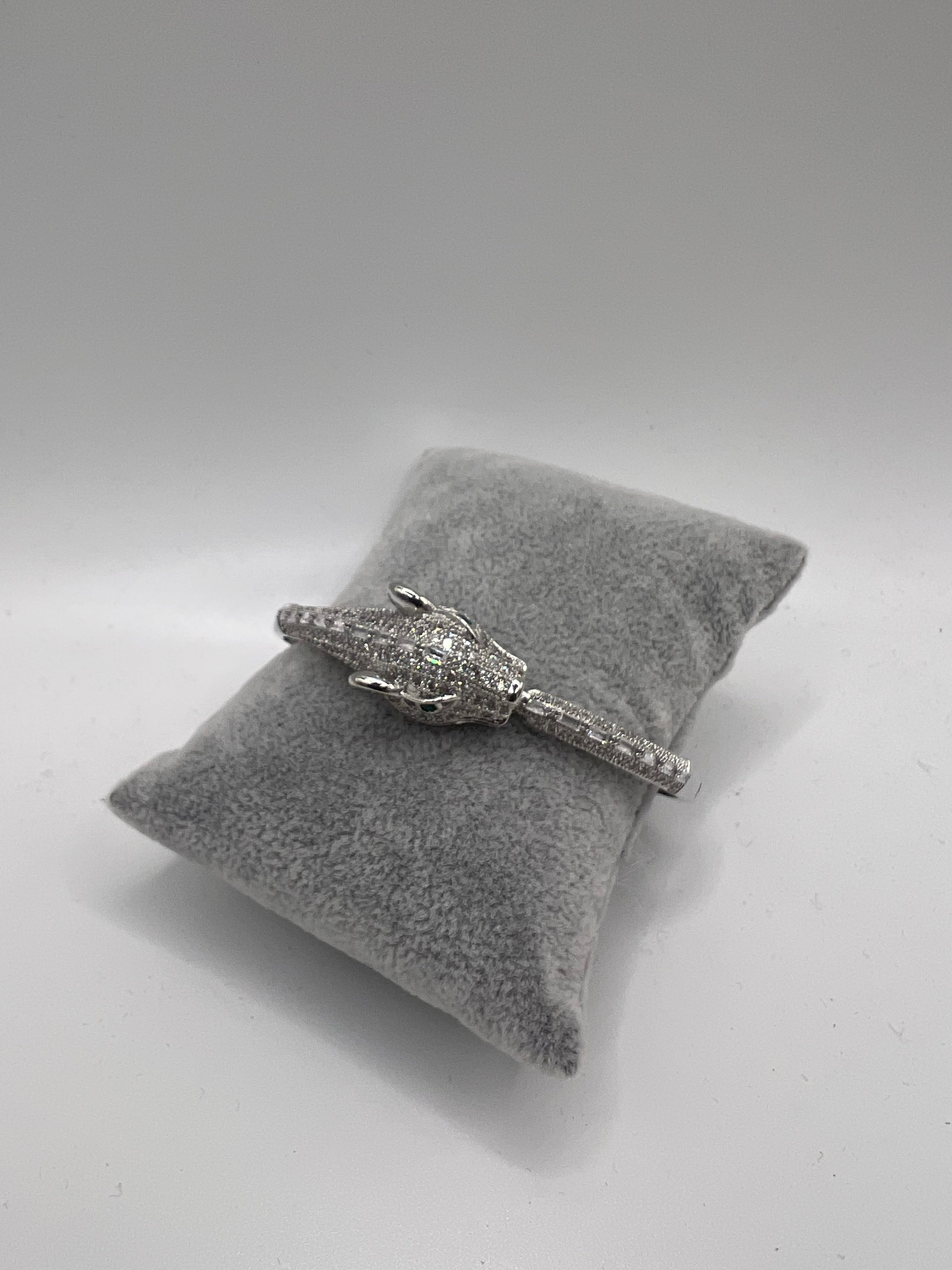 BRACCIALE TIGRE DIAMANTI SMERALDI
