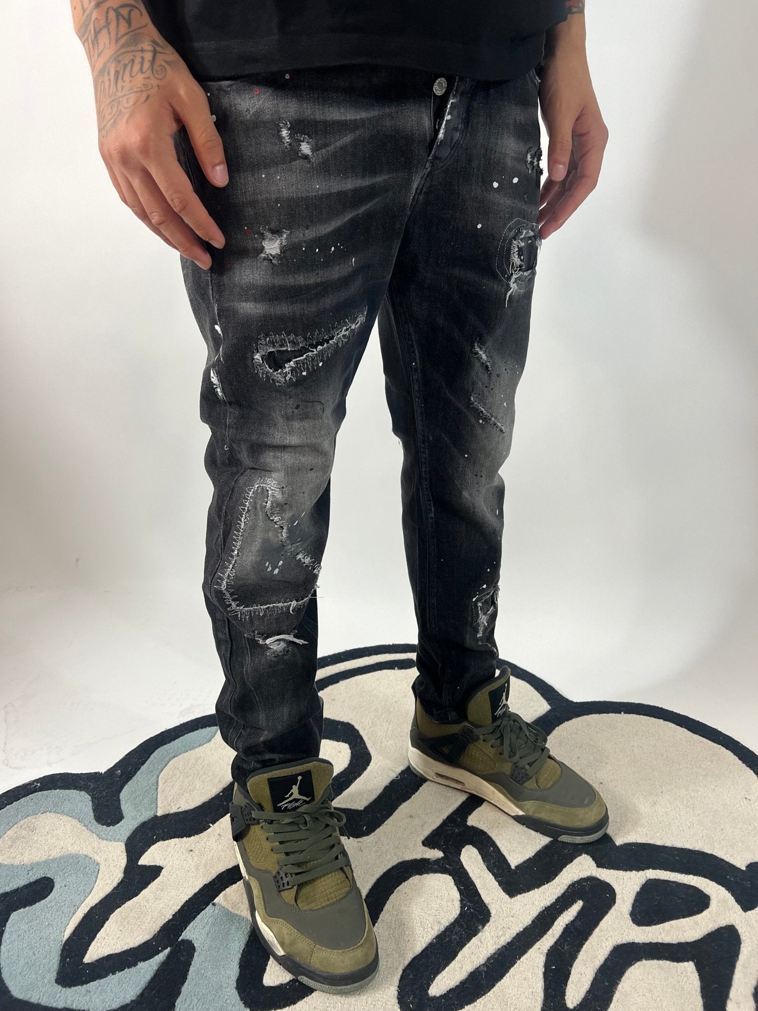 JEANS CIANOTIC NERO 20215