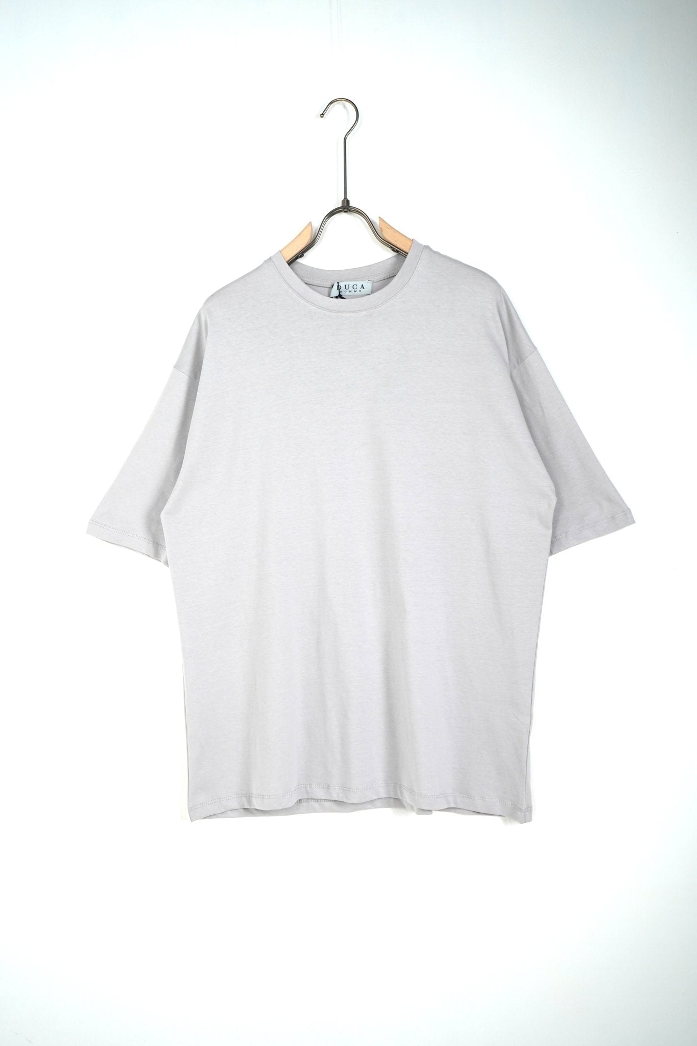 T-SHIRT OVERSIZE GRIGIA CHIARA