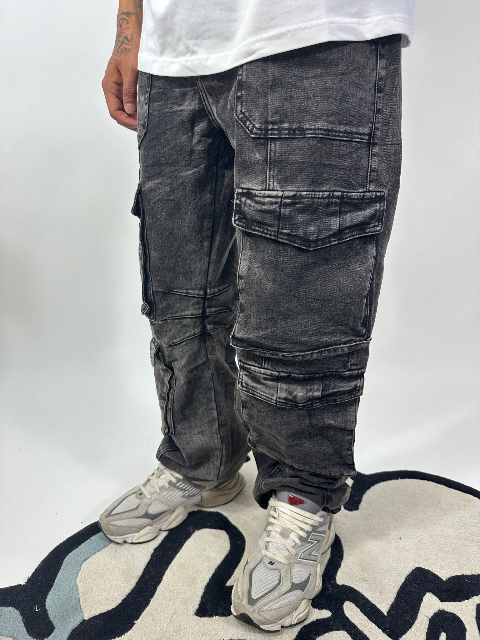 JEANS CARGO BAGGY AD8033