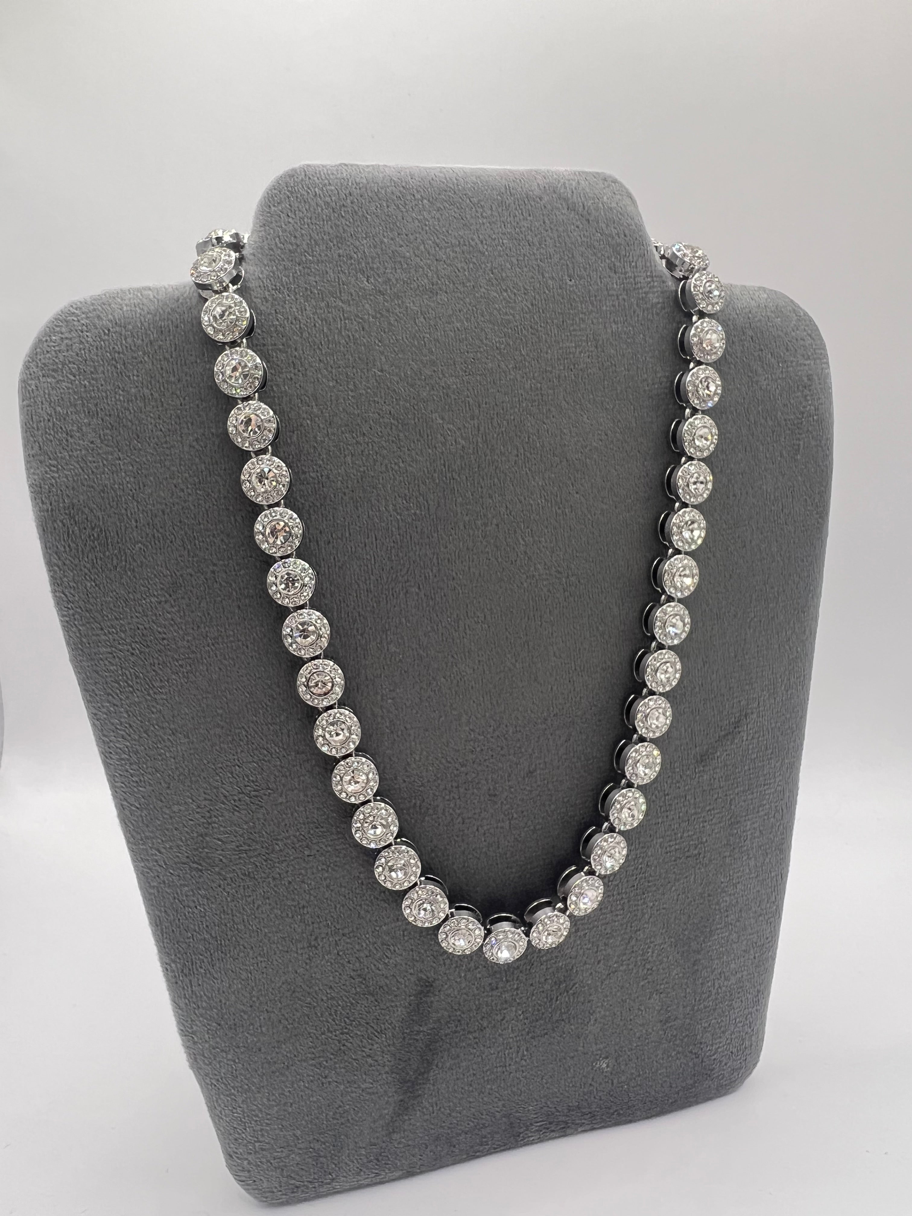 COLLANA  GIROCOLLO DIAMANTI