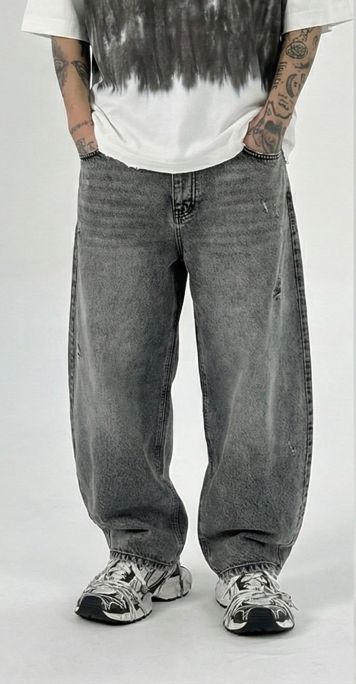 JEANS GRIGIO SCURO BALLON