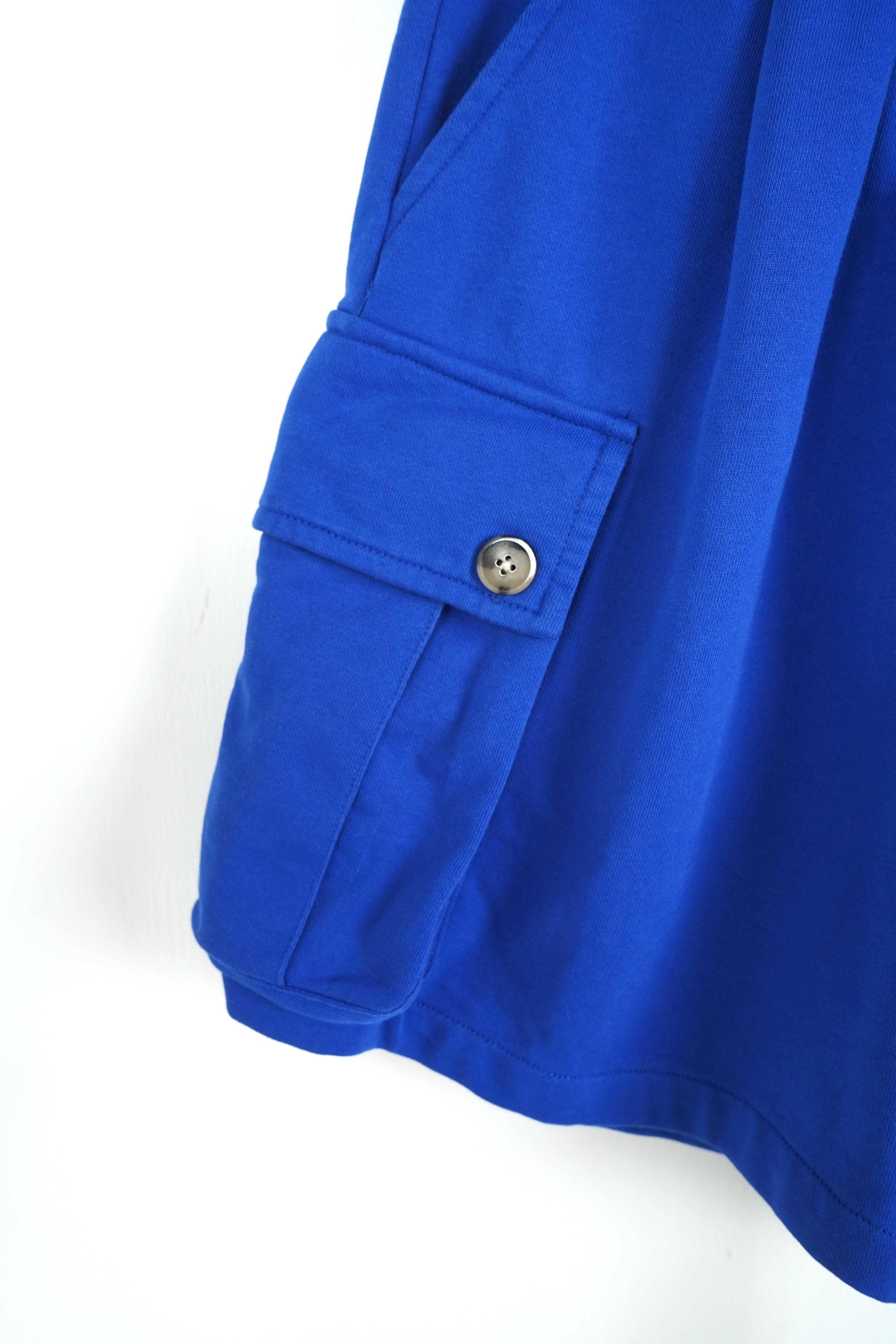 Pantaloncino Cargo Cotone Blu