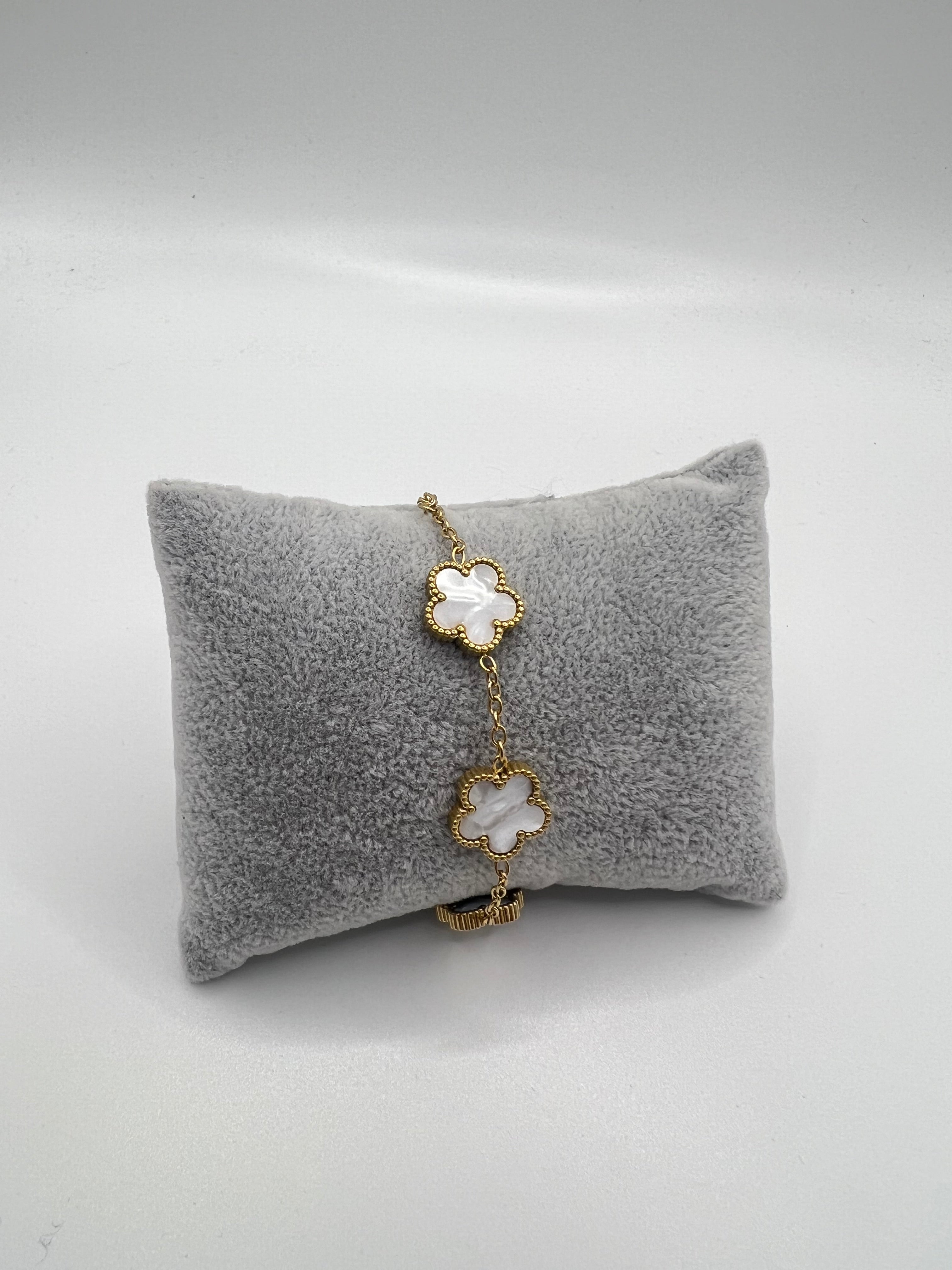 BRACCIALE Similar VanCleef Bianco