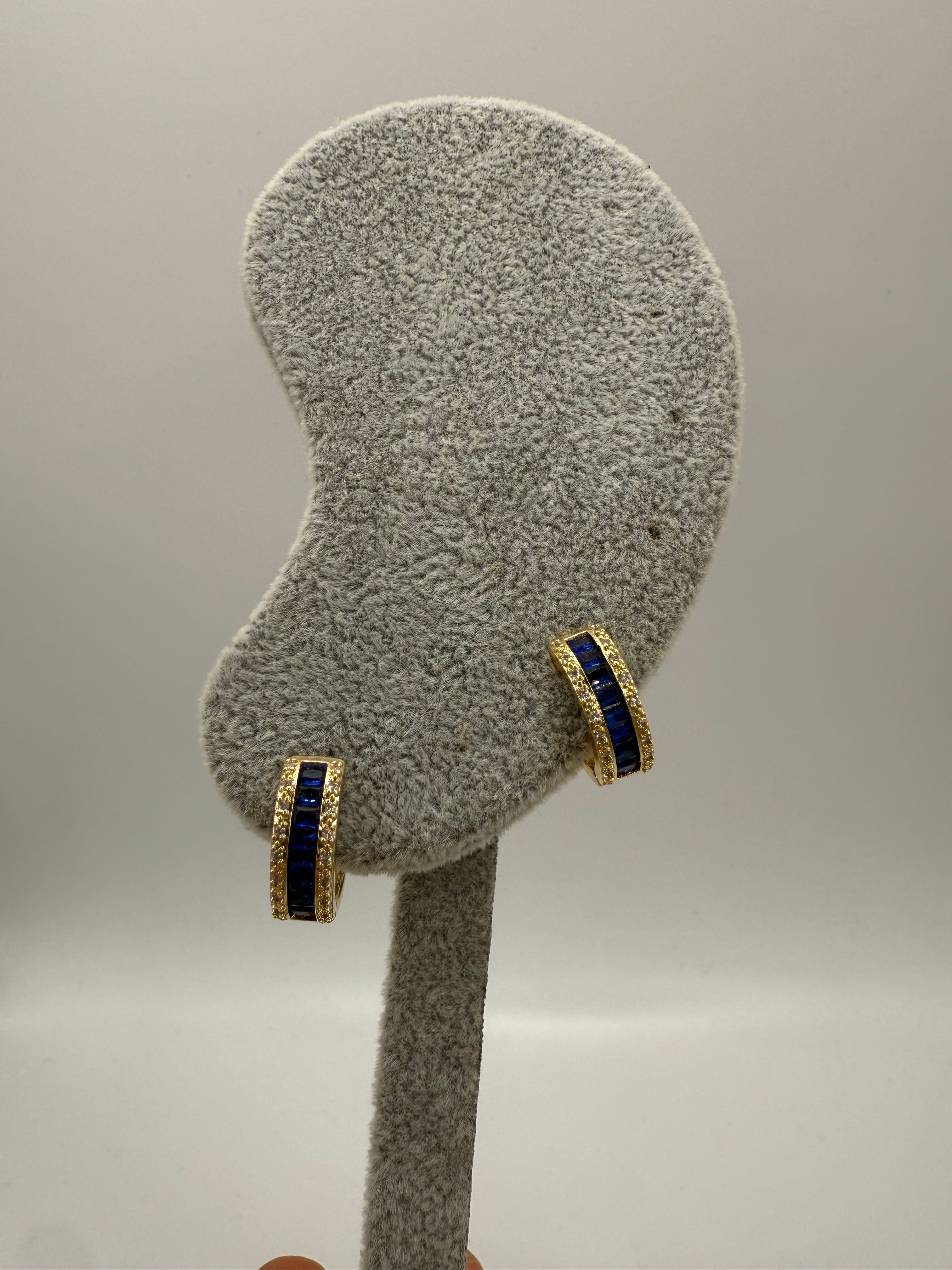 ORECCHINI Tedua Blu Zaffiro