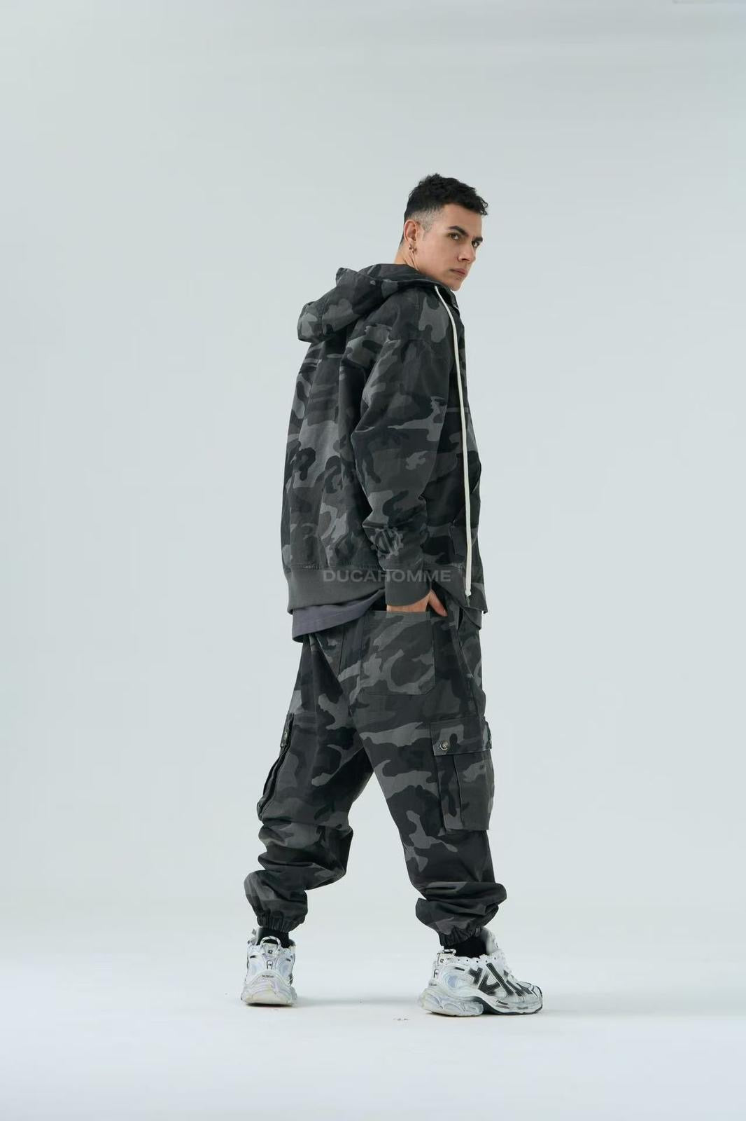 Completo Camuflage Sartoriale Limited Edition Grigio Scuro