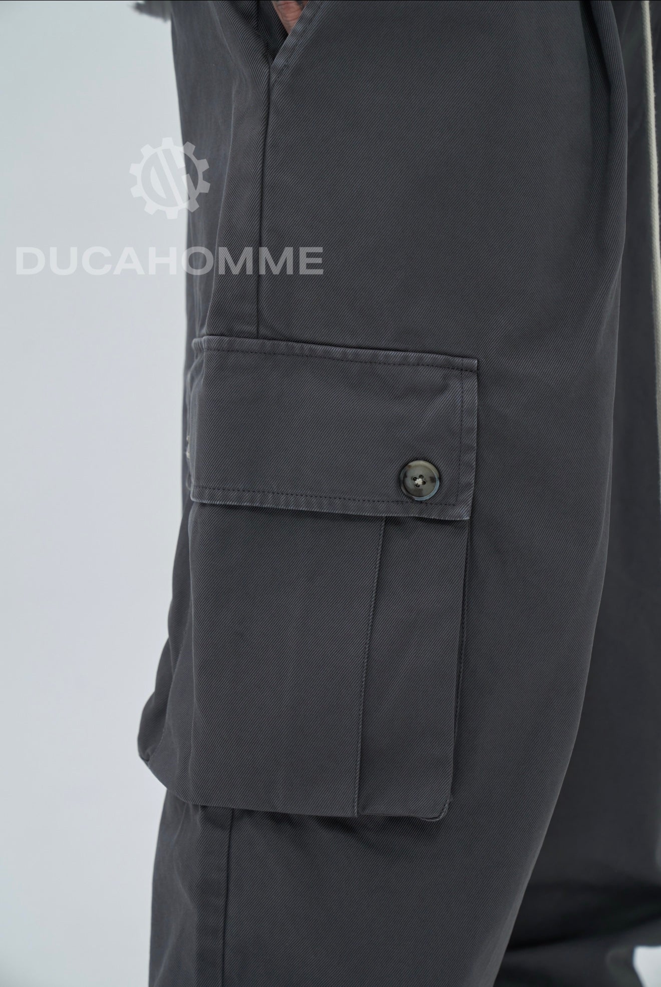 Pantalone Sartoriale Cargo Limited Edition piombo grigio scuro