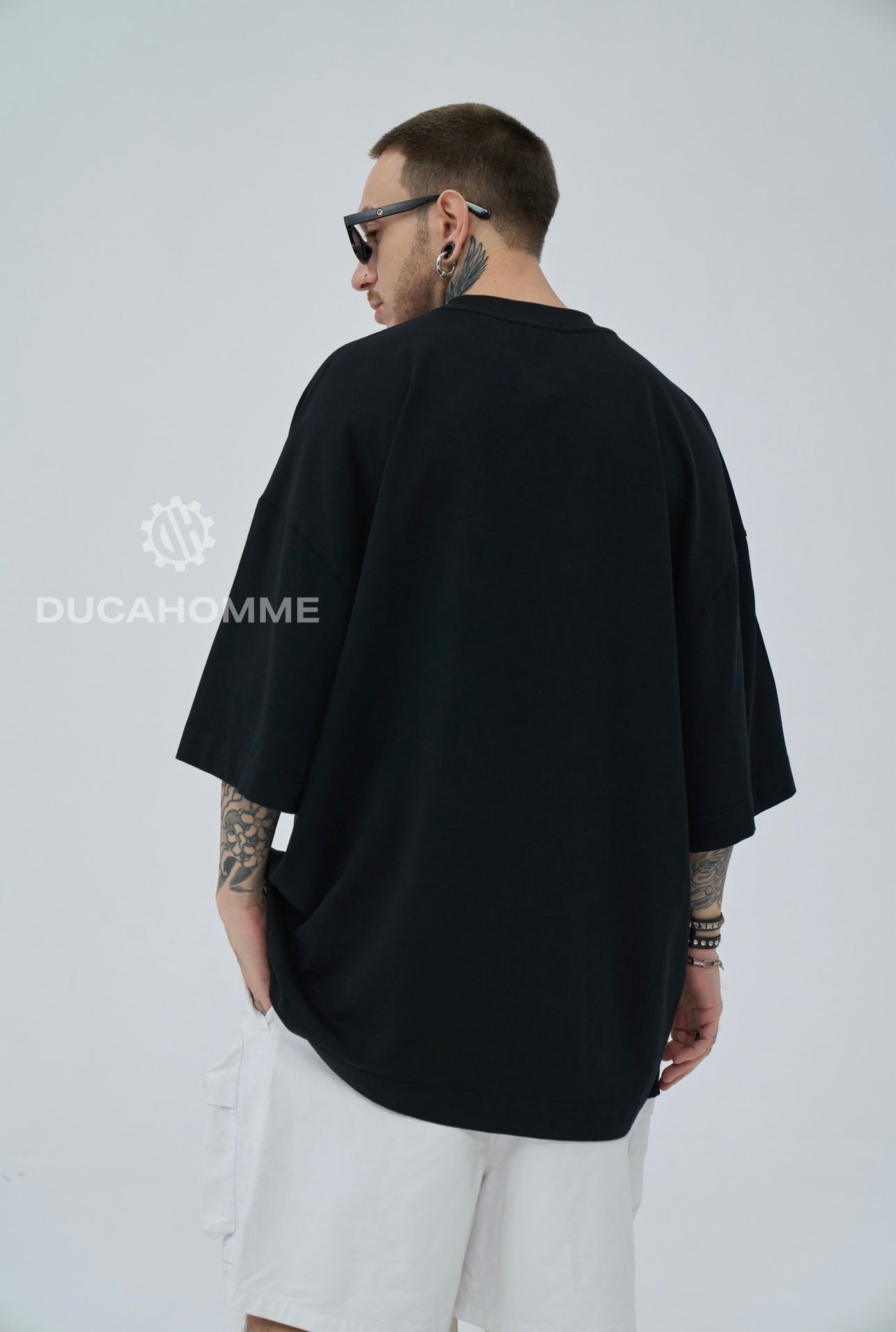 T SHIRT DUCA VIP OverSize Nera