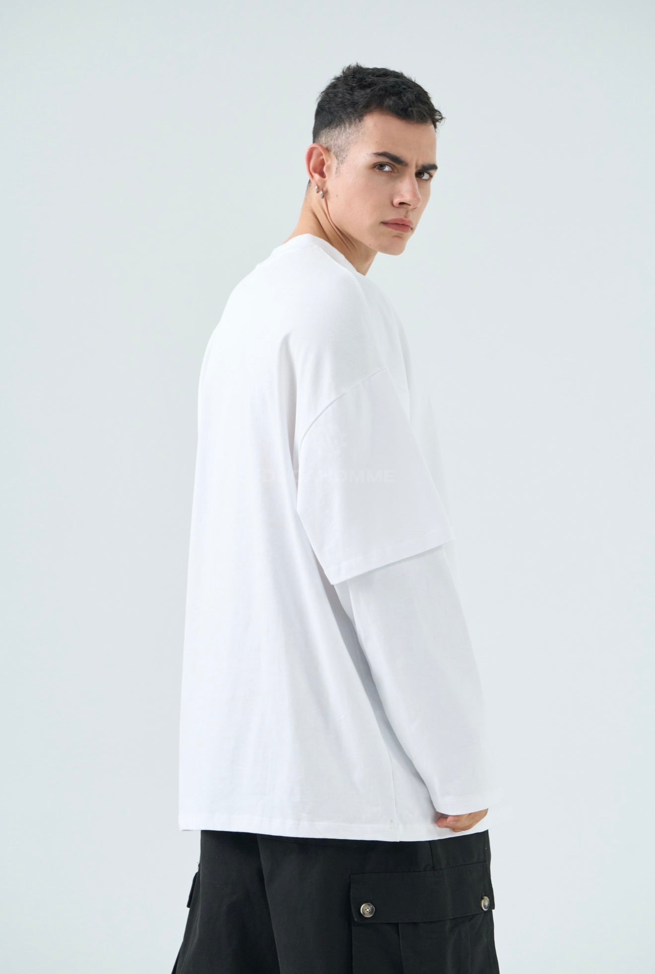 T SHIRT DUCA VIP LONG SLEEVE BIANCA