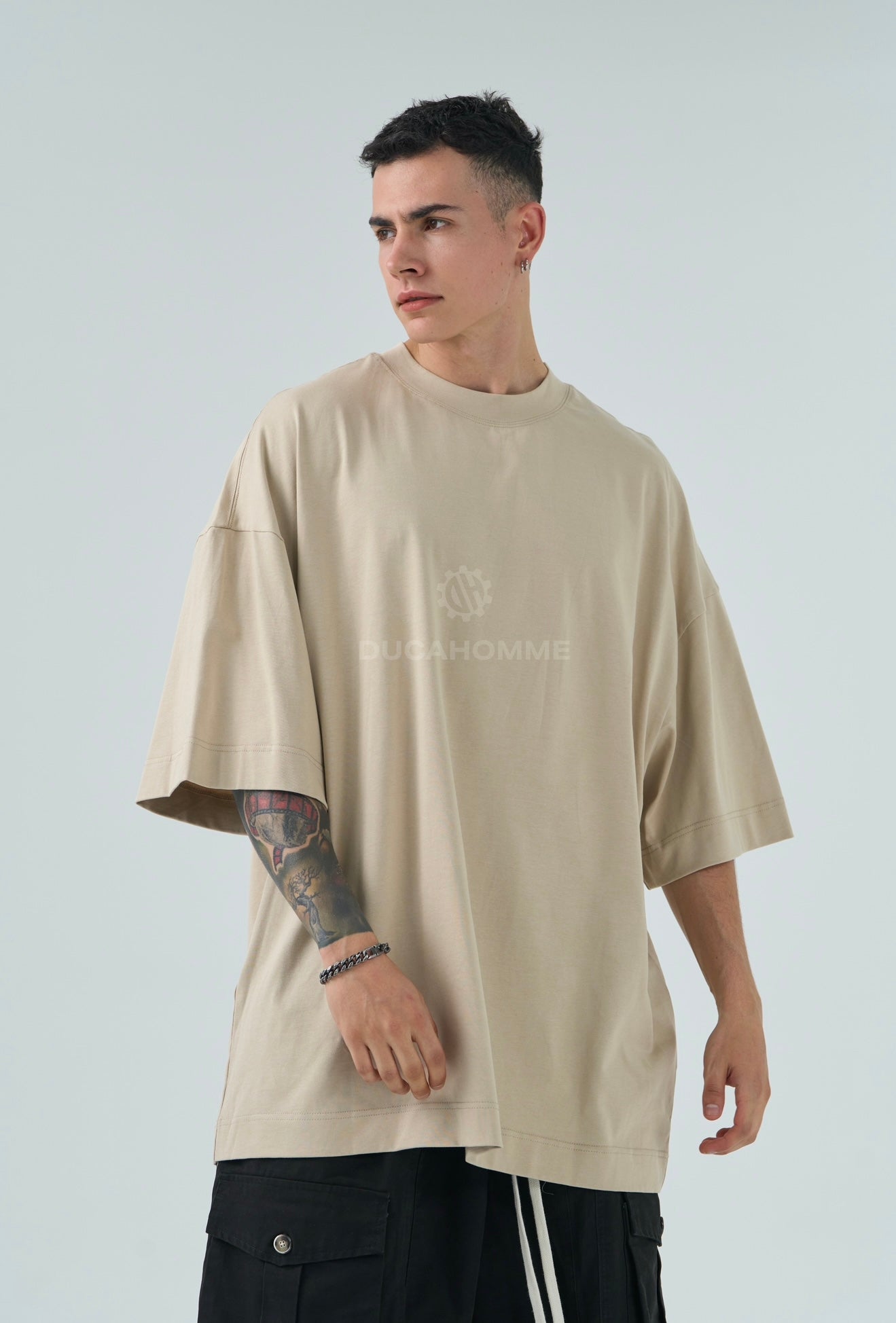 T SHIRT DUCA VIP OverSize Beige