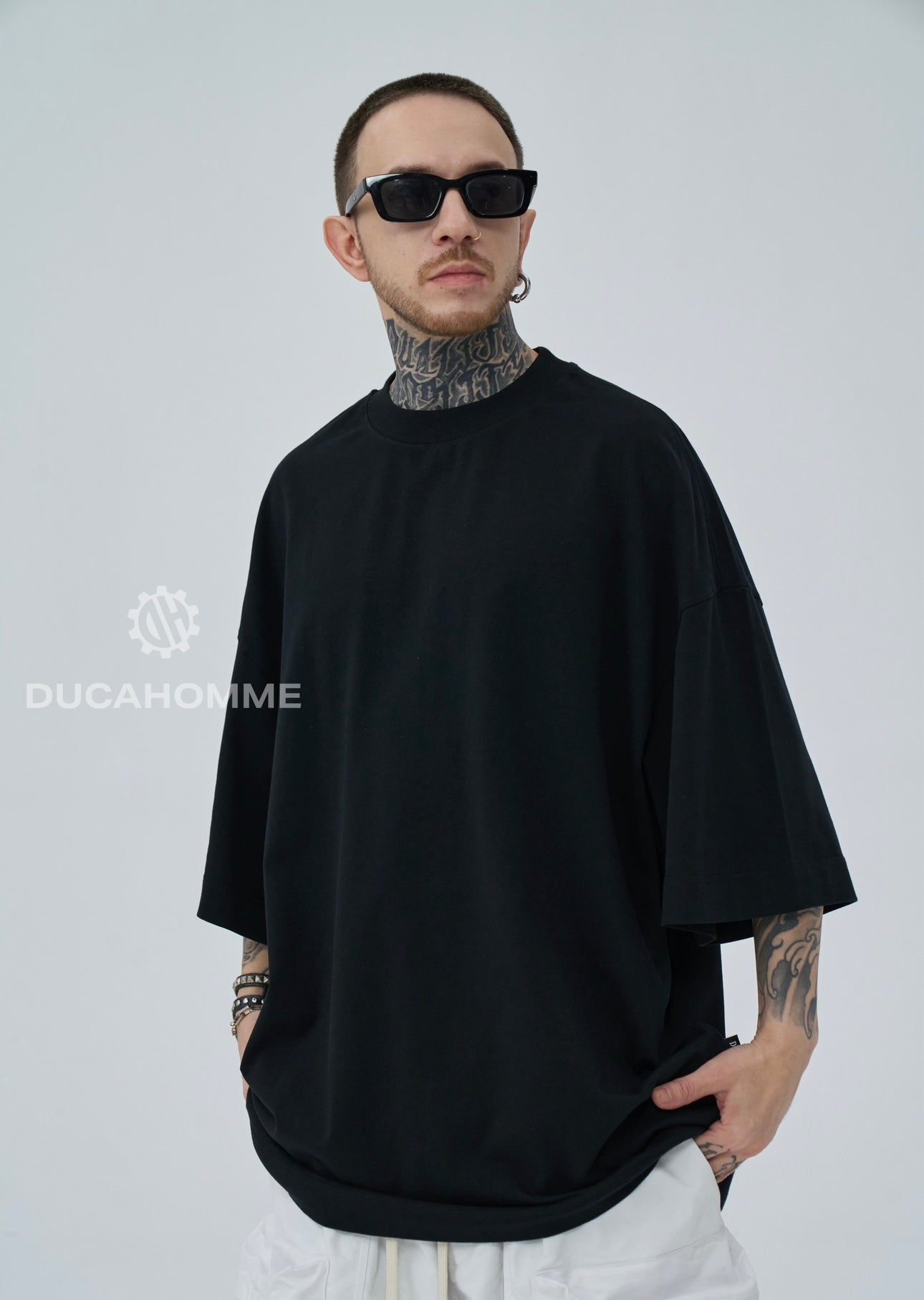 T SHIRT DUCA VIP OverSize Nera