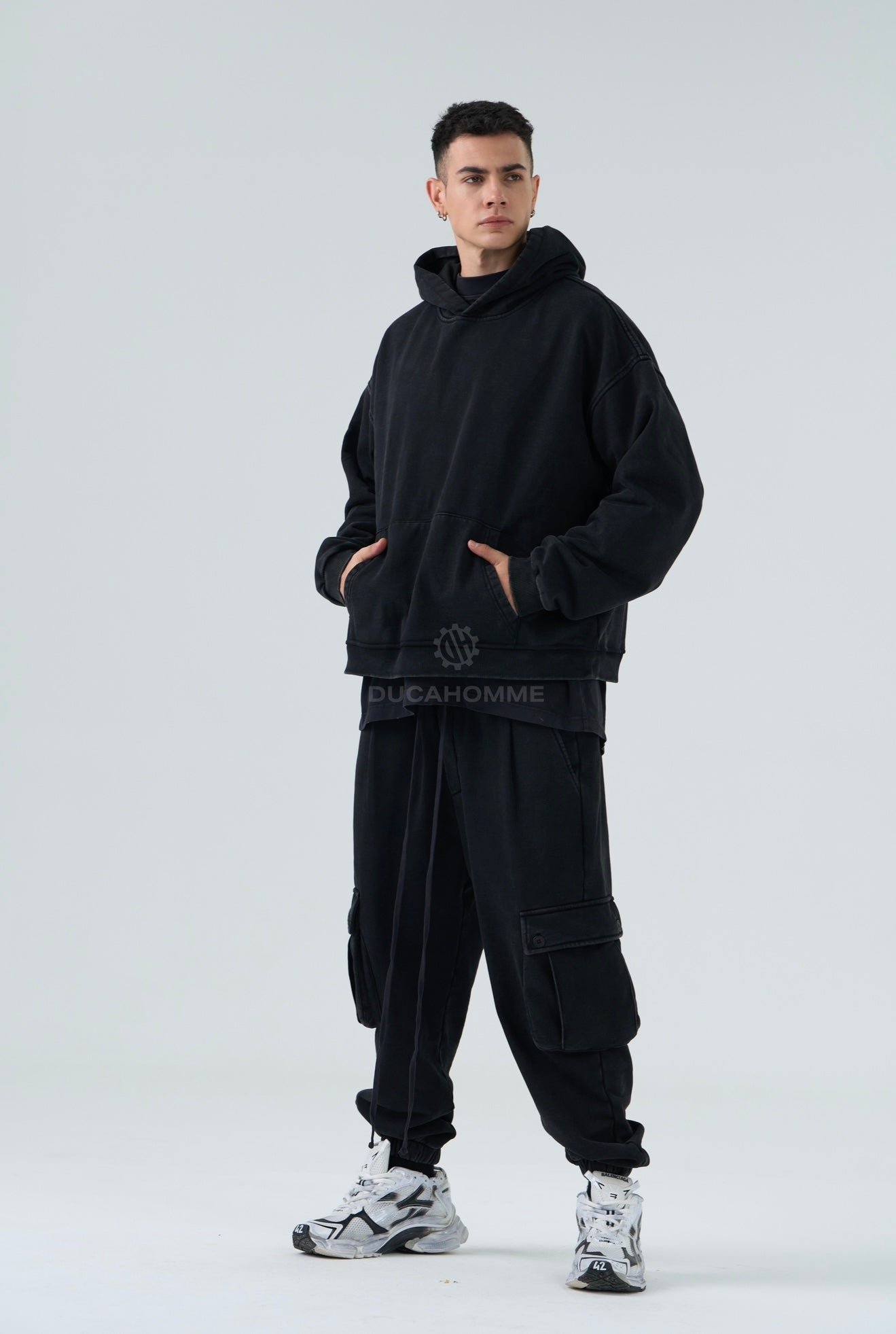 FELPA DUCA VIP WASHED NERA 91G