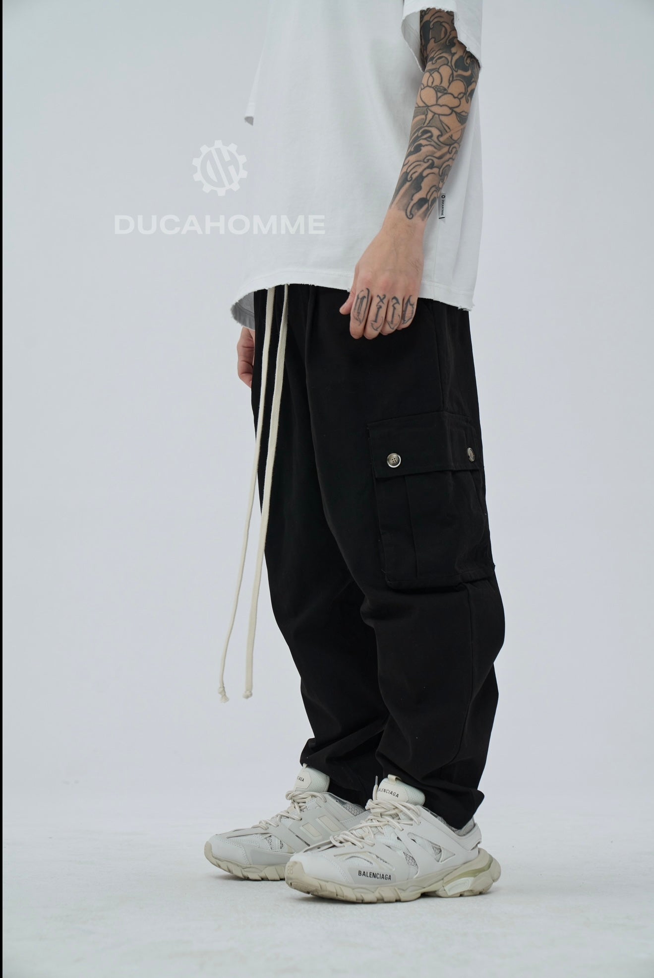 Pantalone Sartoriale Cargo Limited Edition nero