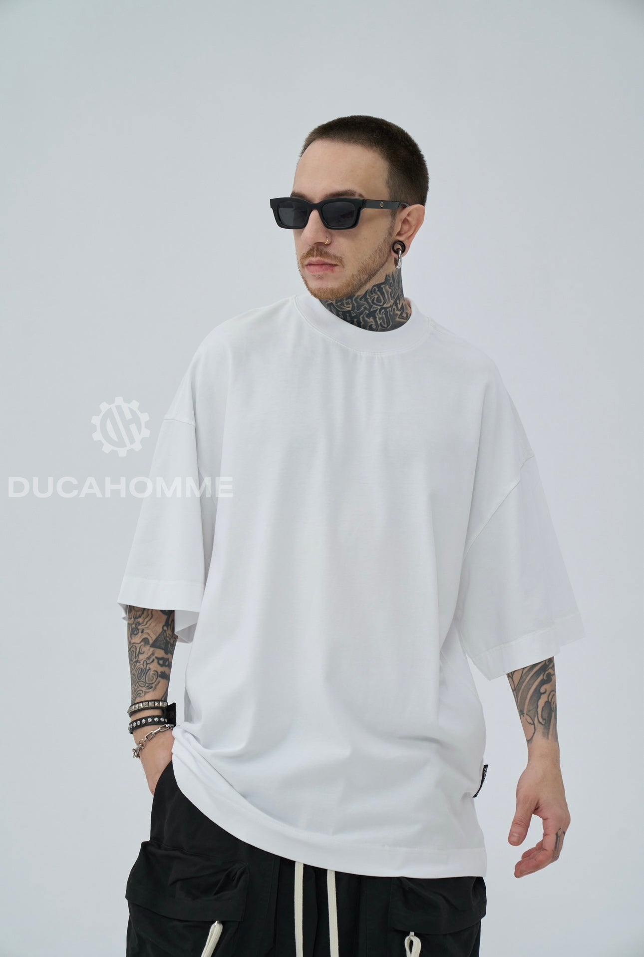 T SHIRT DUCA VIP OverSize Bianca