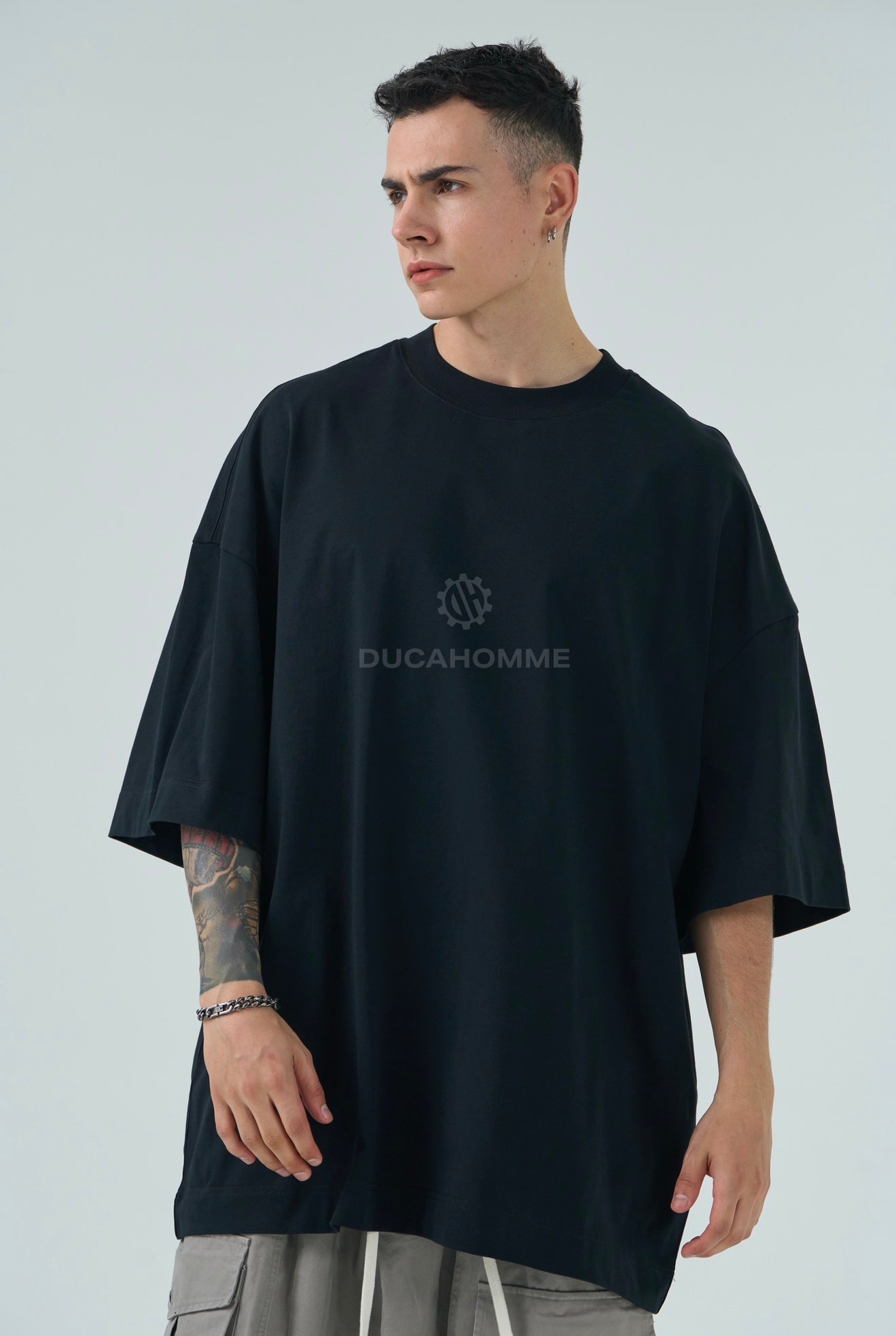 T SHIRT DUCA VIP OverSize Nera