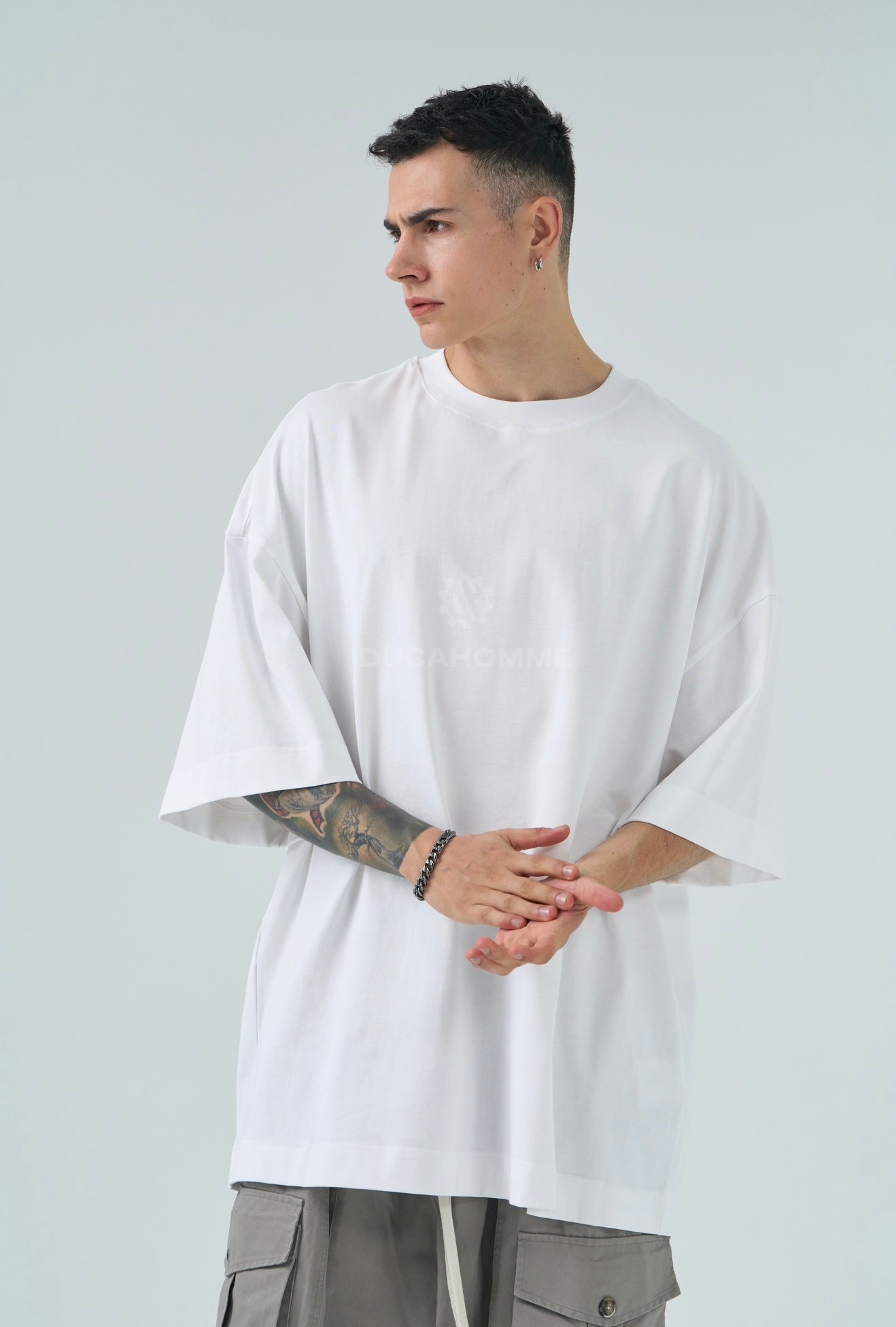 T SHIRT DUCA VIP OverSize Bianca