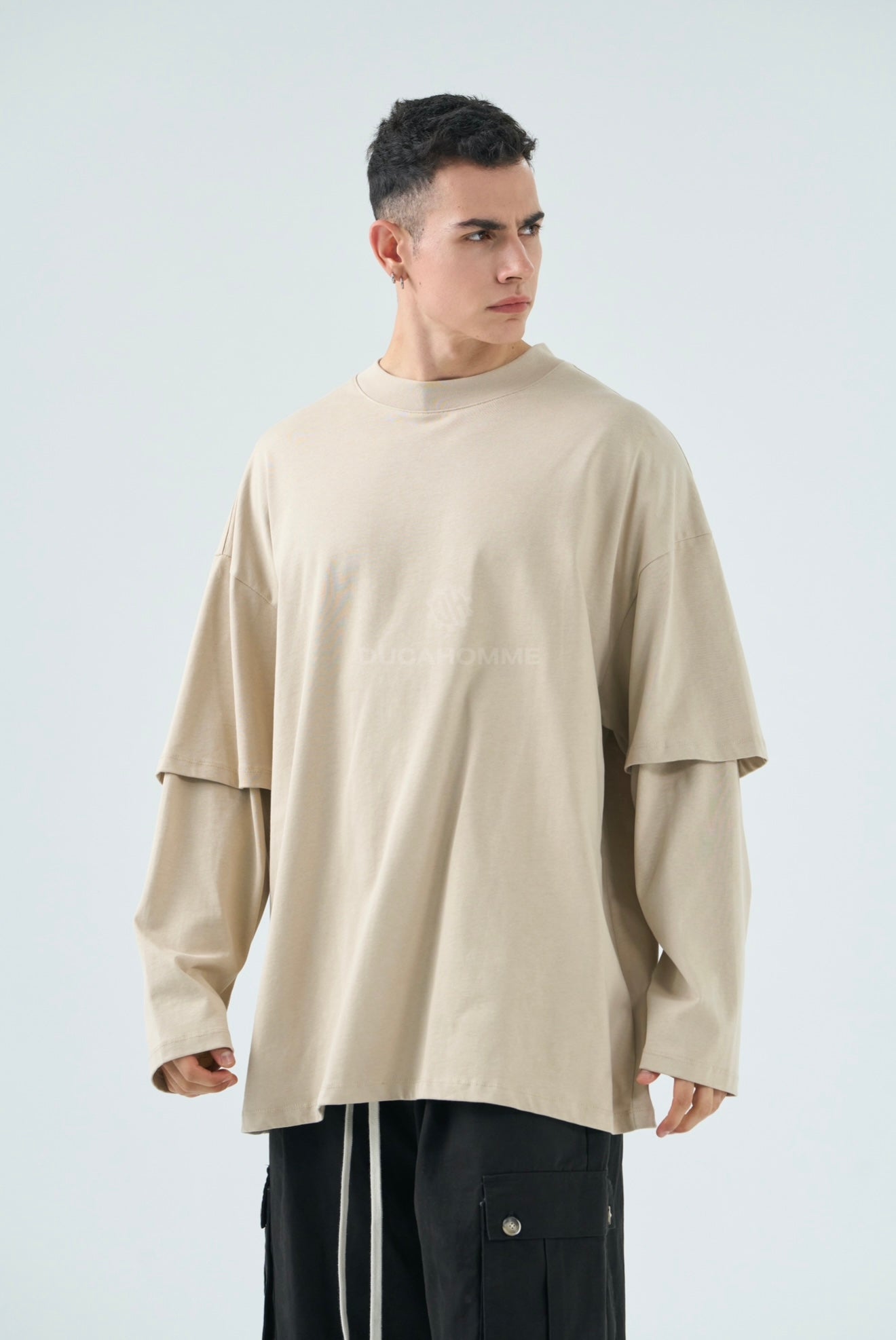 T SHIRT DUCA VIP LONG SLEEVE Beige