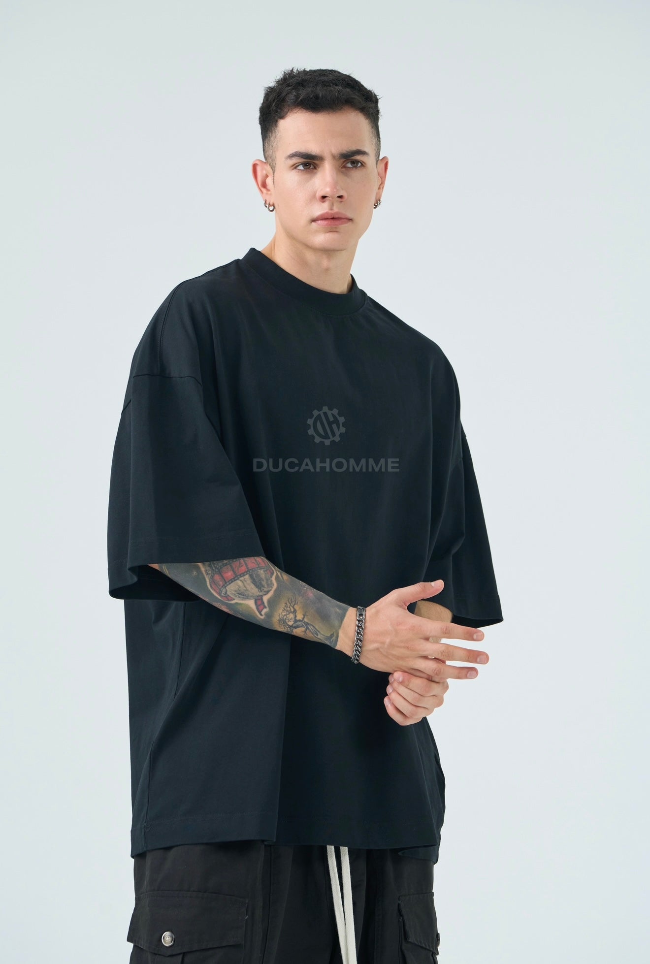 T SHIRT DUCA VIP NERA