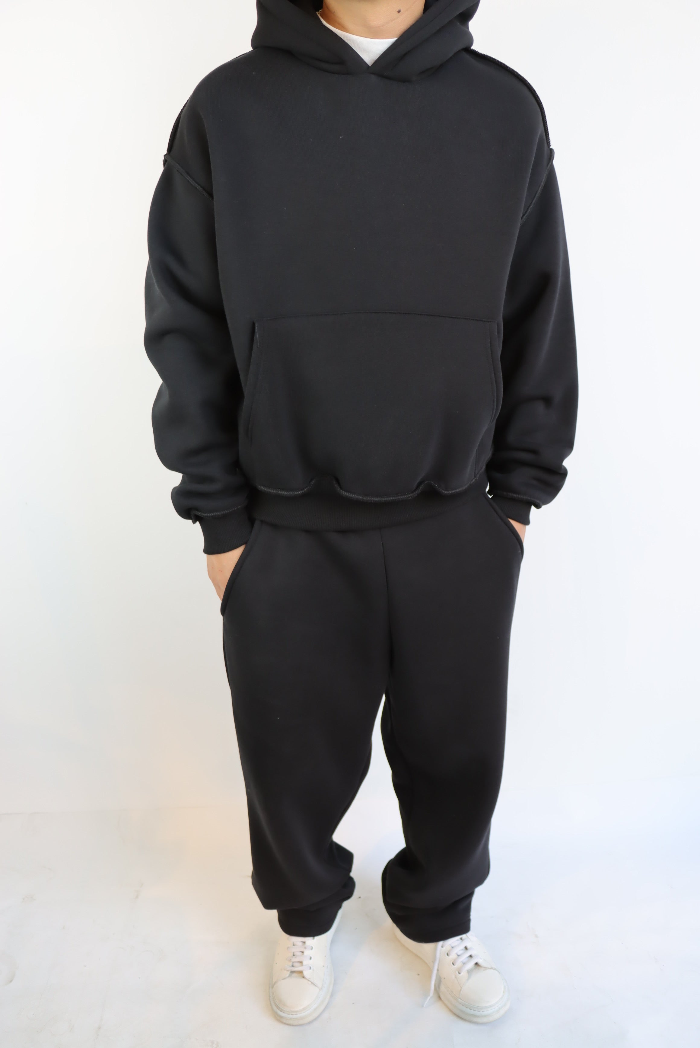 Boxy Crop Fit Nero