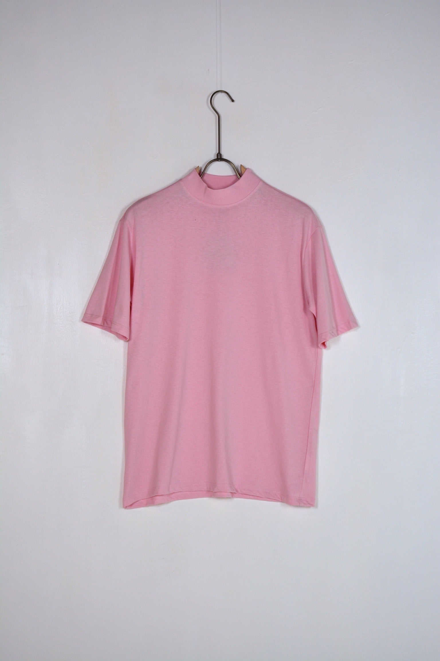 T-SHIRT COLLO ALTO Rosa