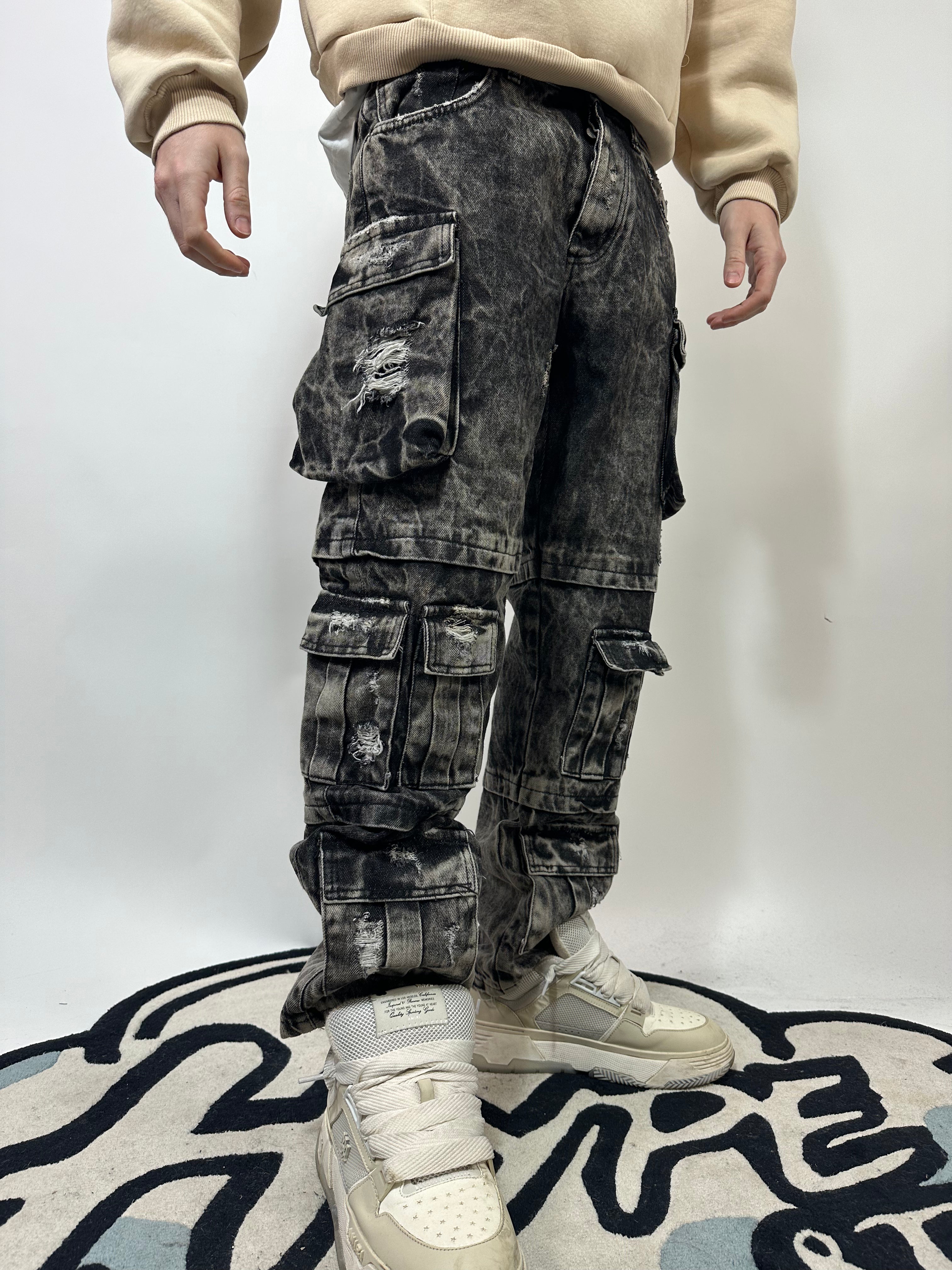 JEANS MULTICARGO CIANOTIC