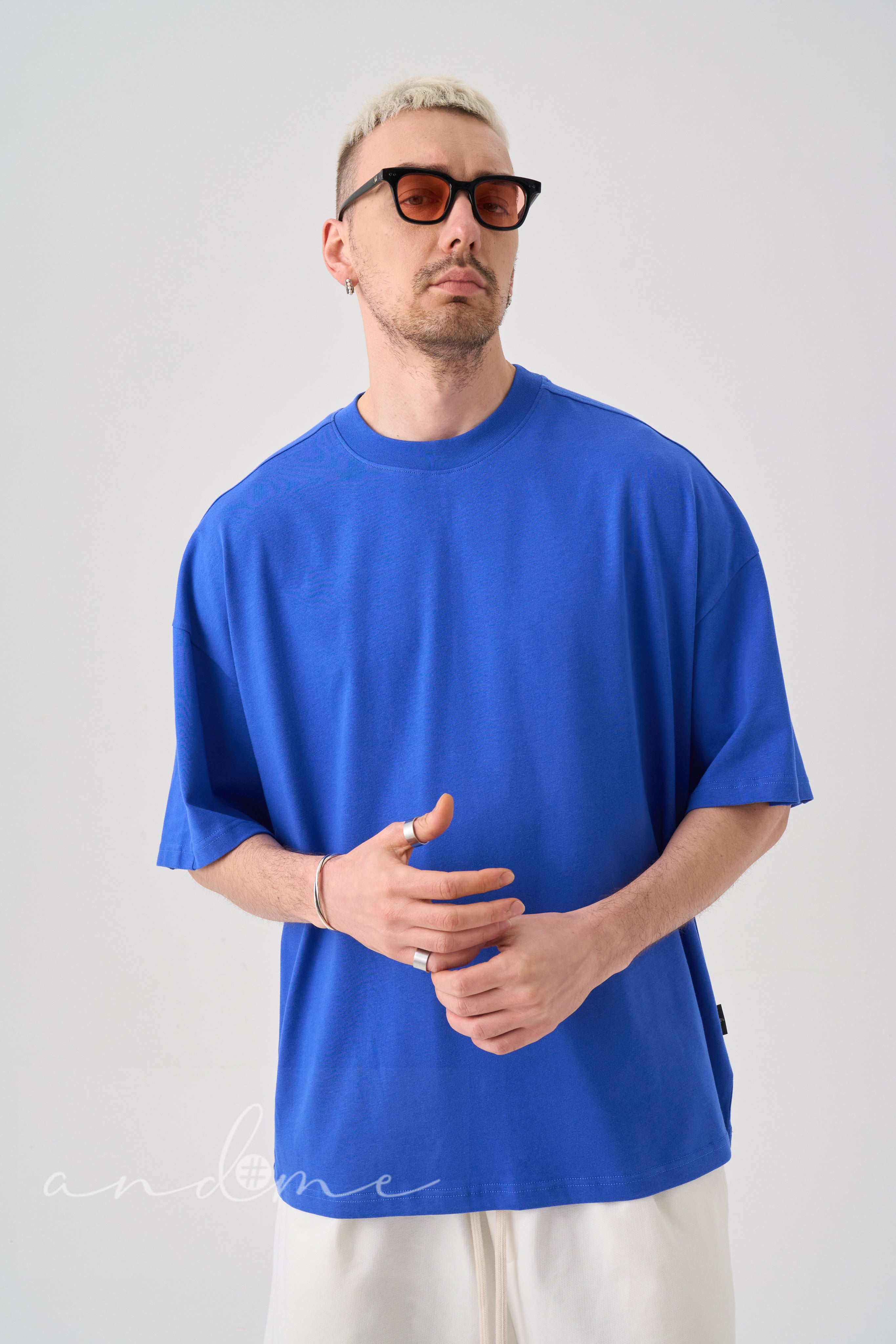 T Shirt ANDME Blu