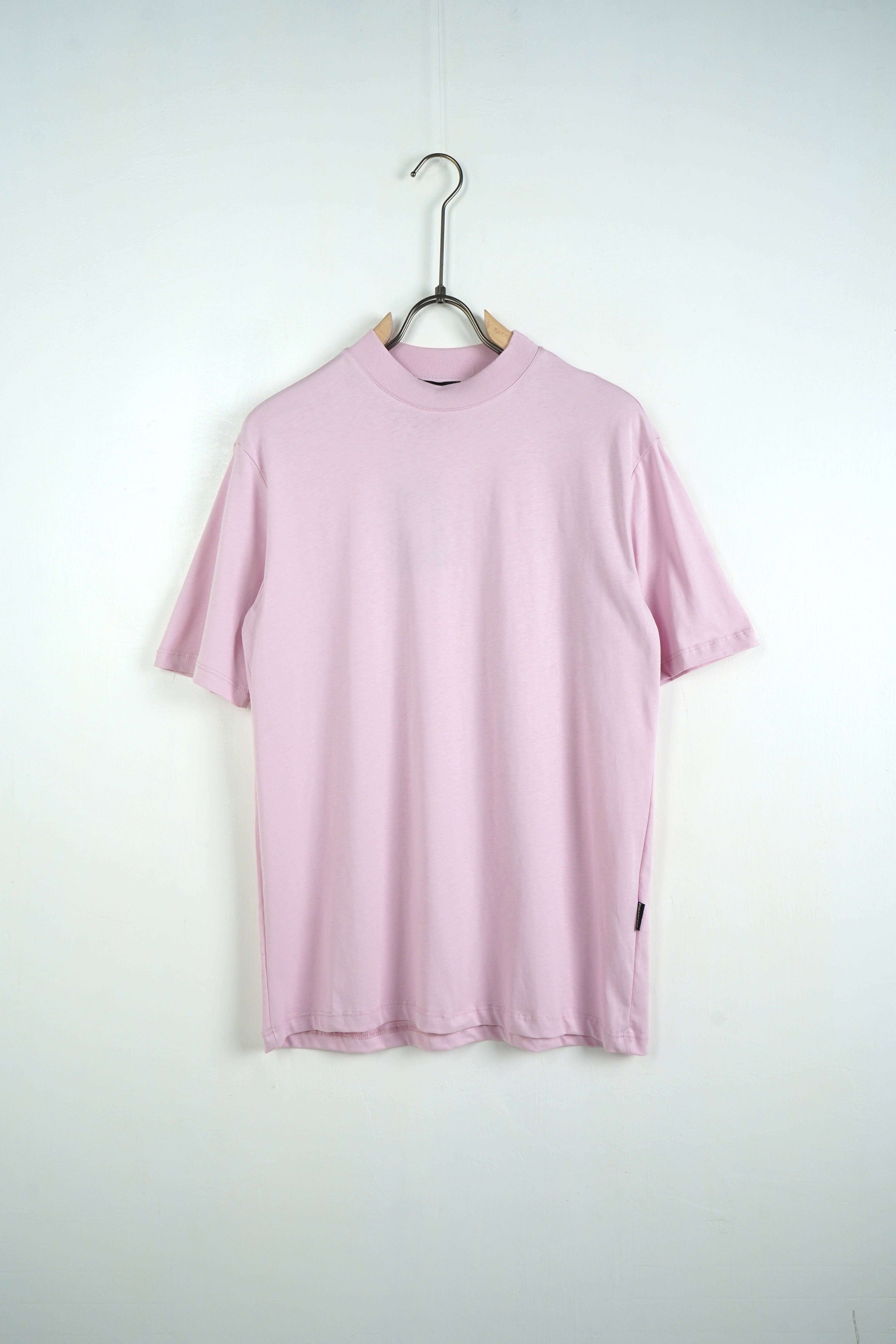 T-SHIRT COLLO ALTO Rosa