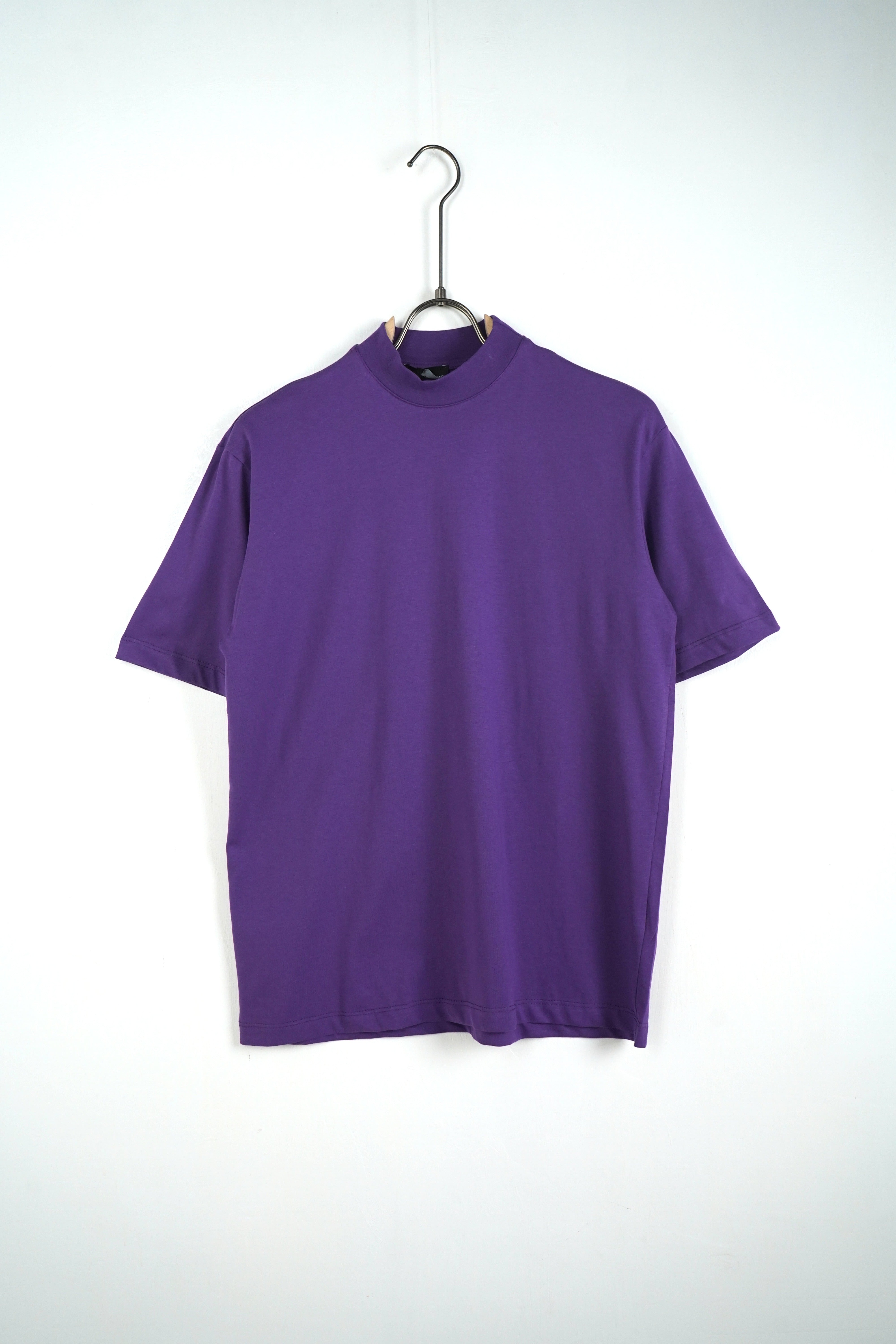 T-SHIRT COLLO ALTO VIOLA