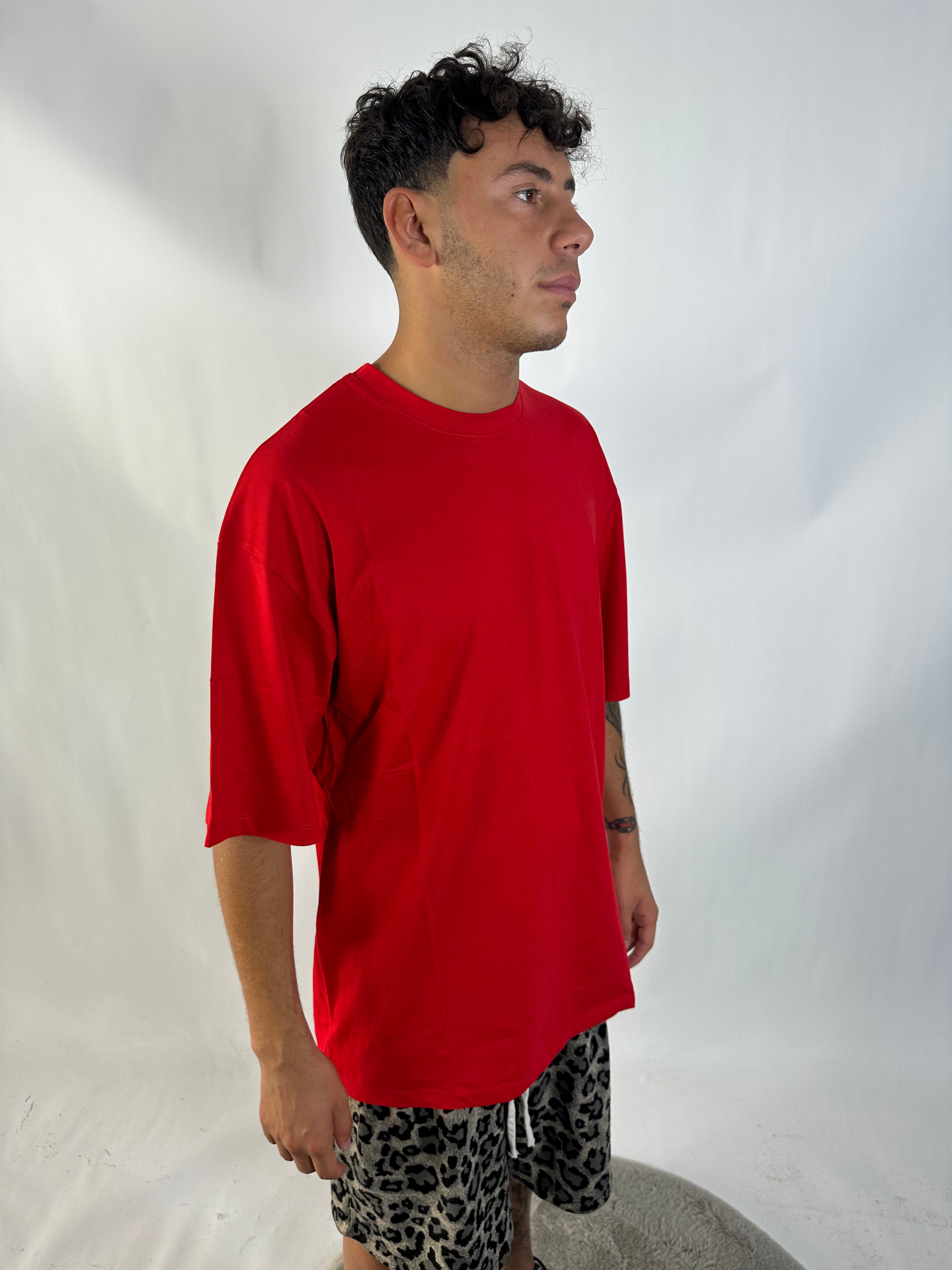 T-SHIRT OVERSIZE ROSSA