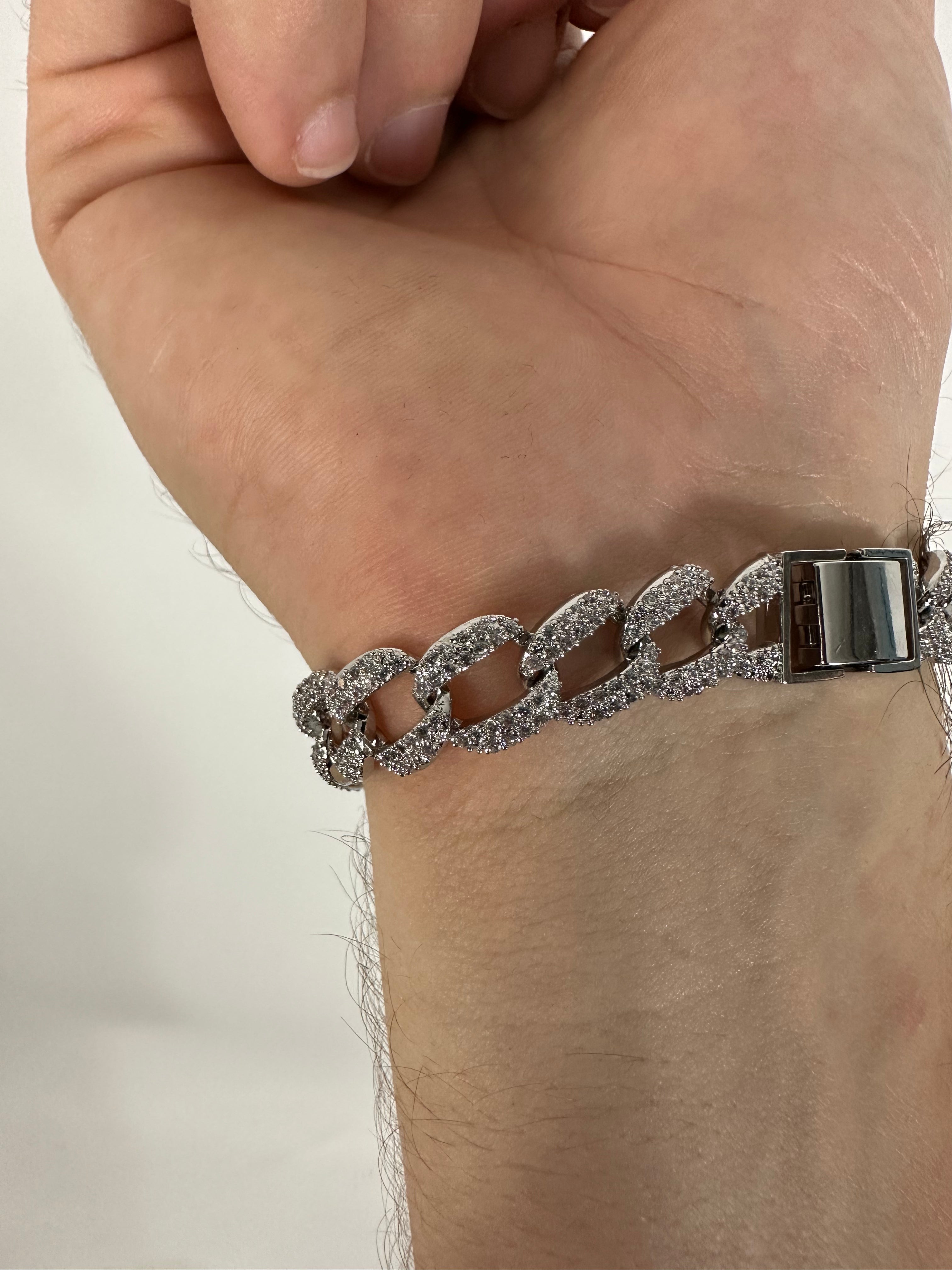 BRACCIALE CATENA DIAMANTI