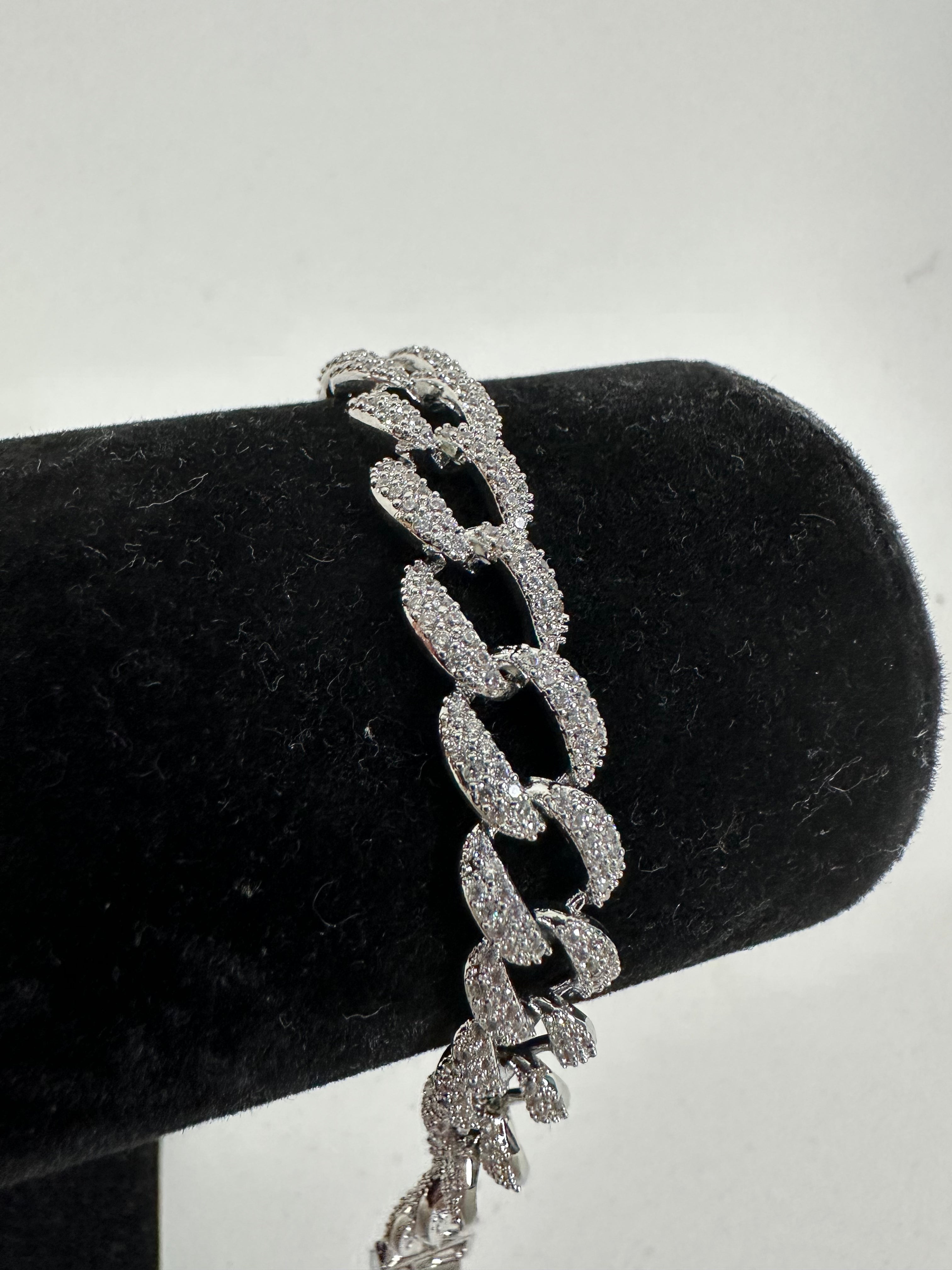 BRACCIALE CATENA DIAMANTI