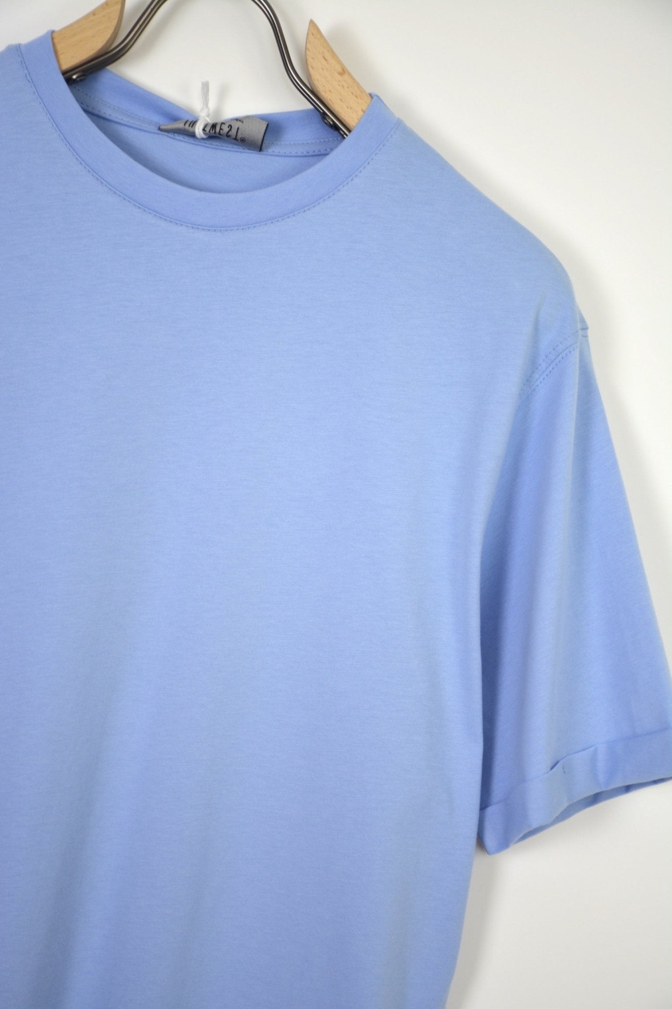 T-SHIRT OVER BASIC AZZURRA