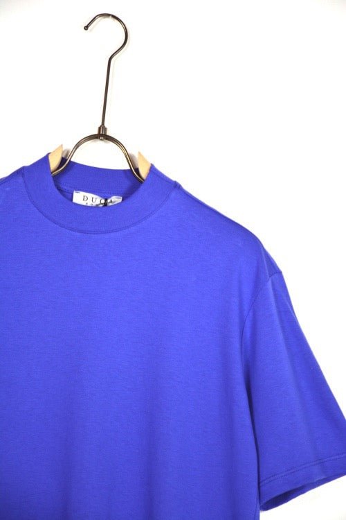 T-SHIRT COLLO ALTO BLU