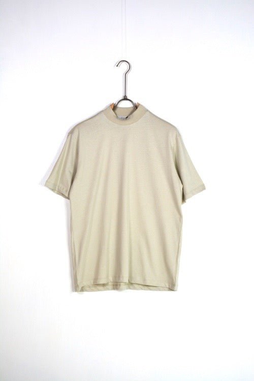 T-SHIRT COLLO ALTO BEIGE