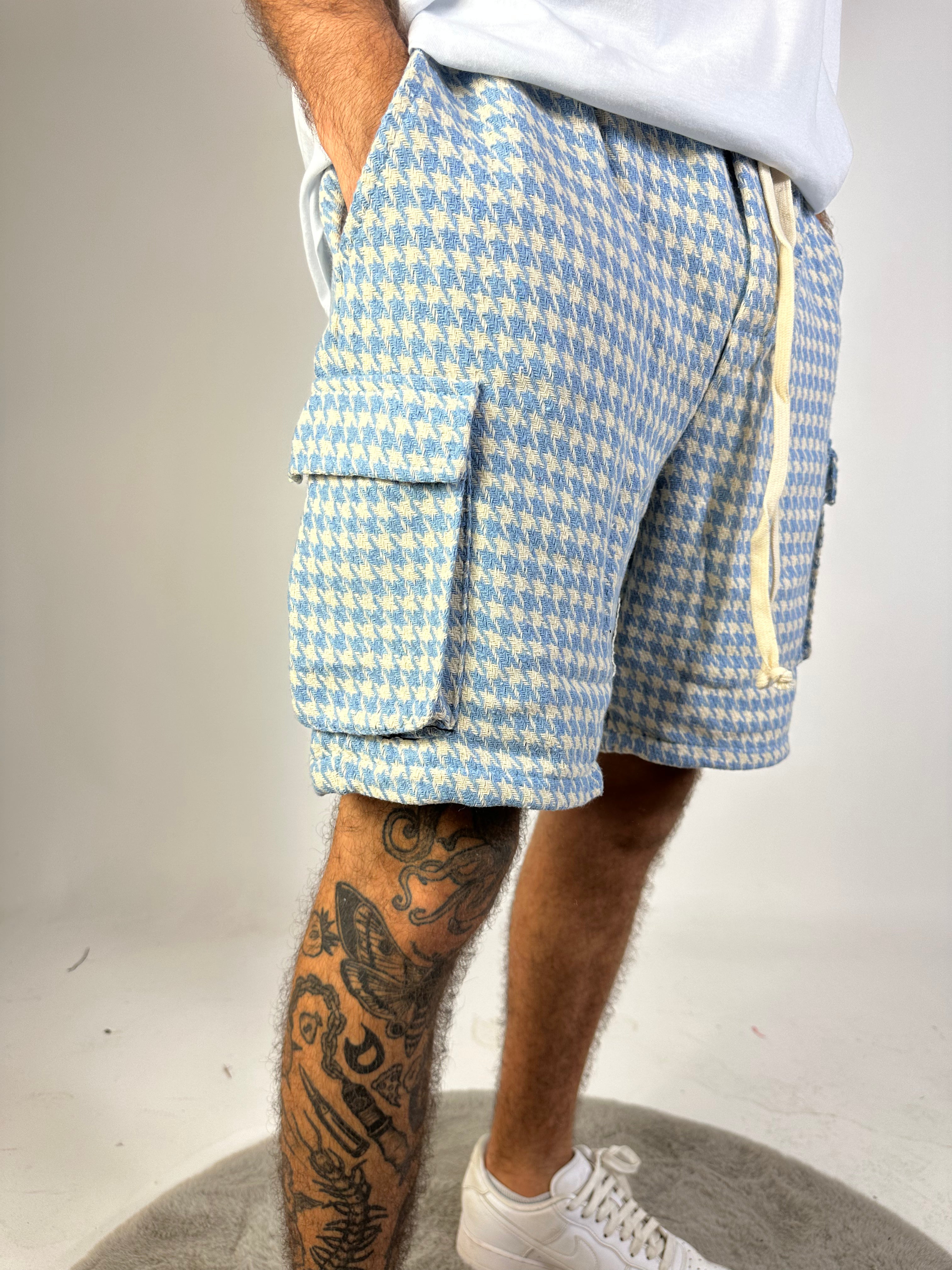 Cargo Cotone Grezzo Celeste