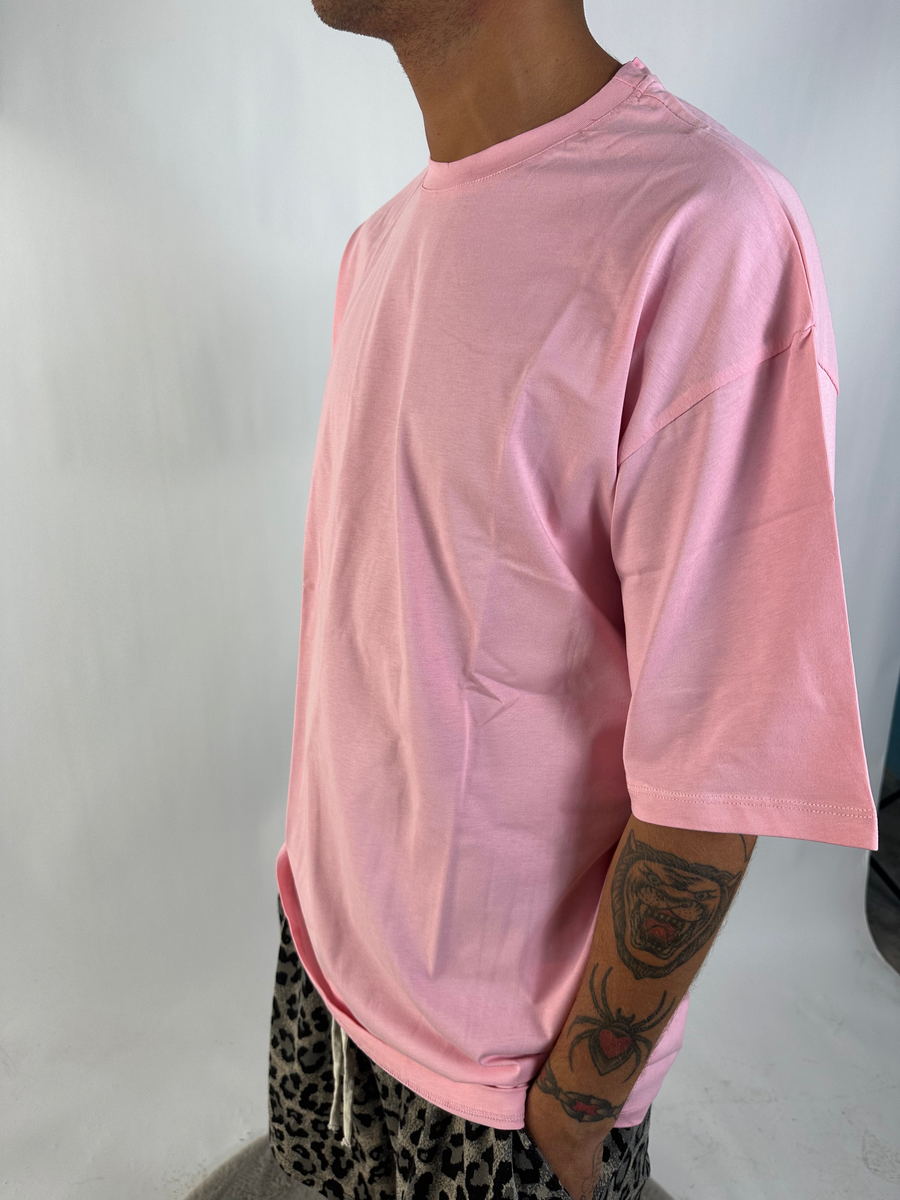 T-SHIRT OVERSIZE ROSA